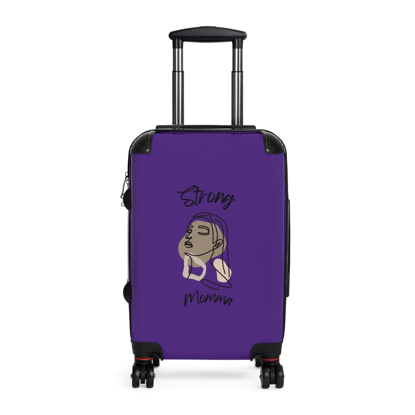 Strong Momma (BL) Luggage Bags PURPLE