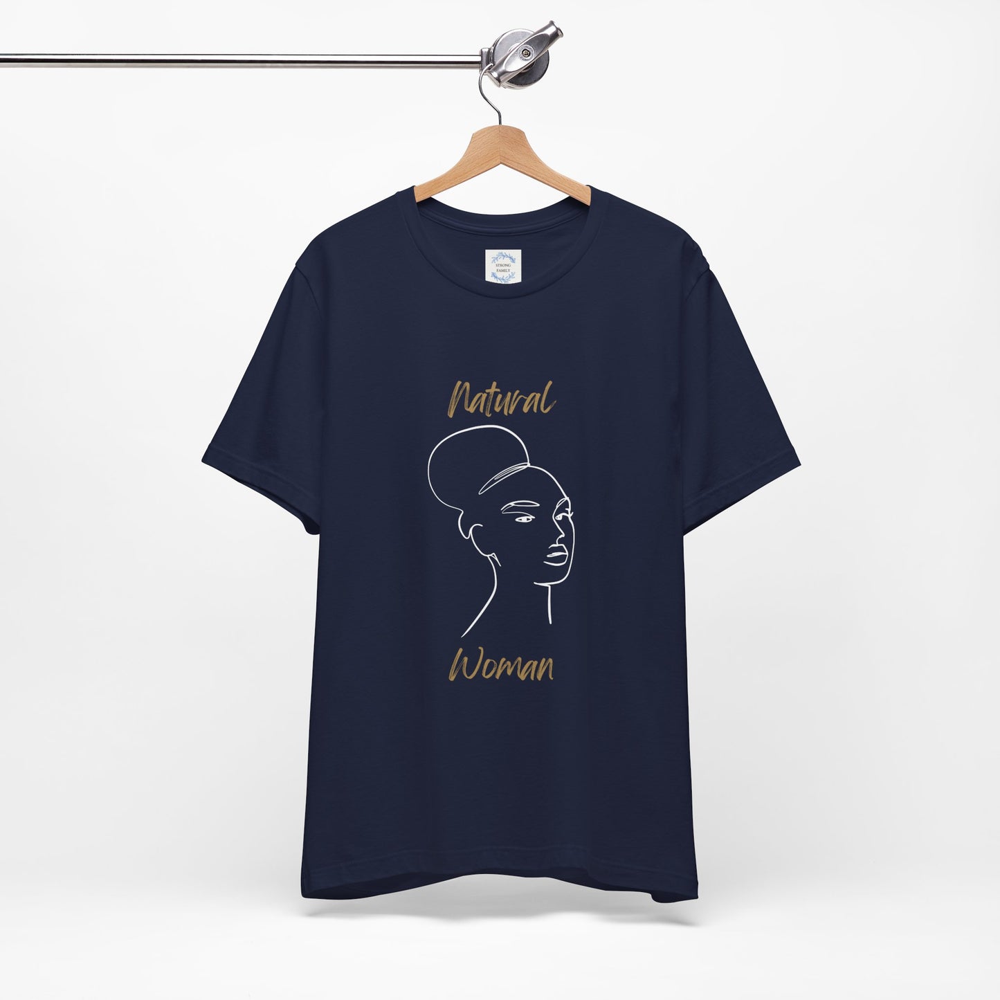 Natural Woman Hair Up (WL) Short Sleeve T-Shirt