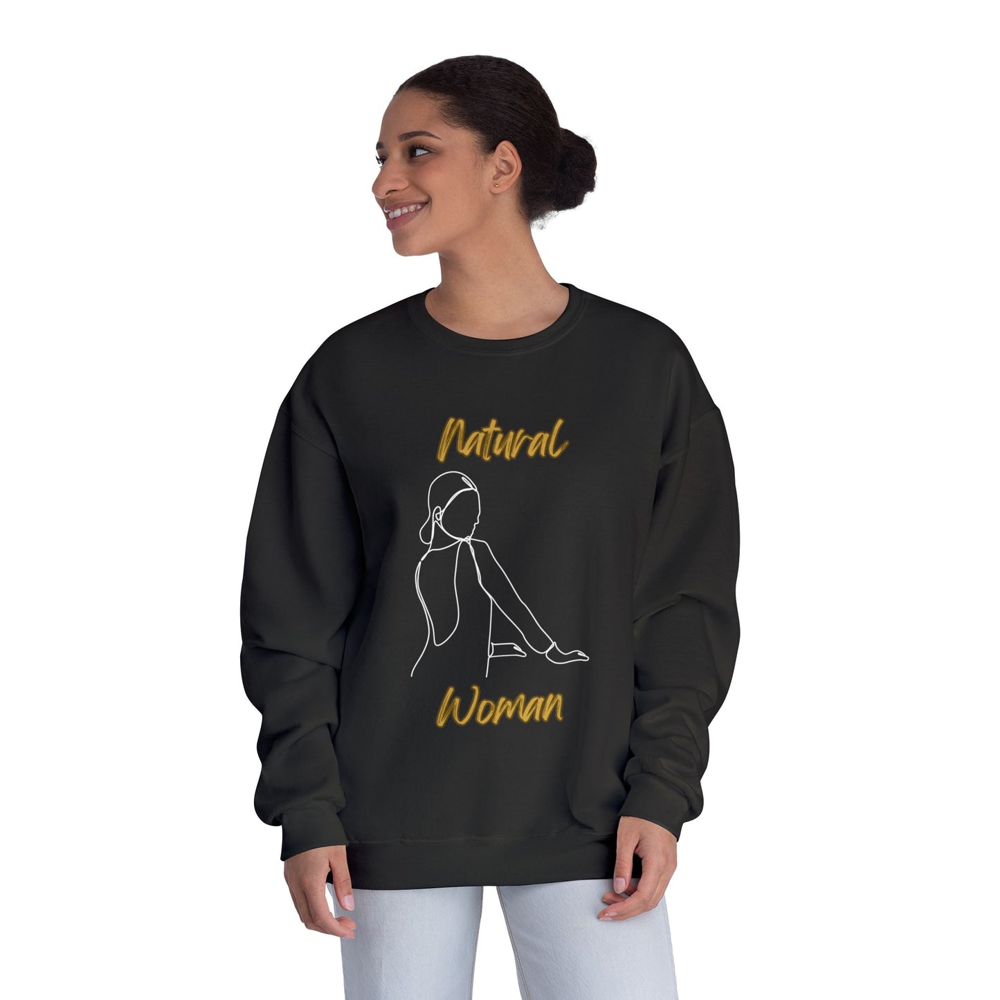Natural Woman Hands Ready (WL) Crewneck Sweatshirt