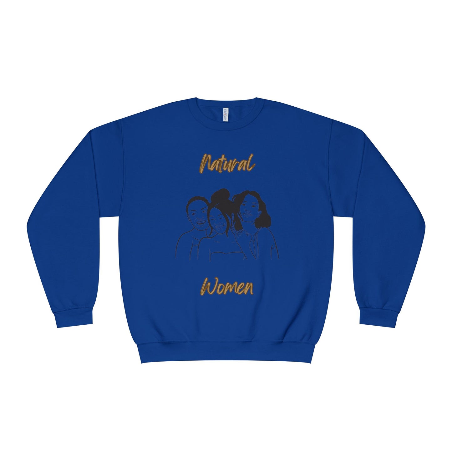 Natural Woman Laughing Friends (BL) Crewneck Sweatshirt