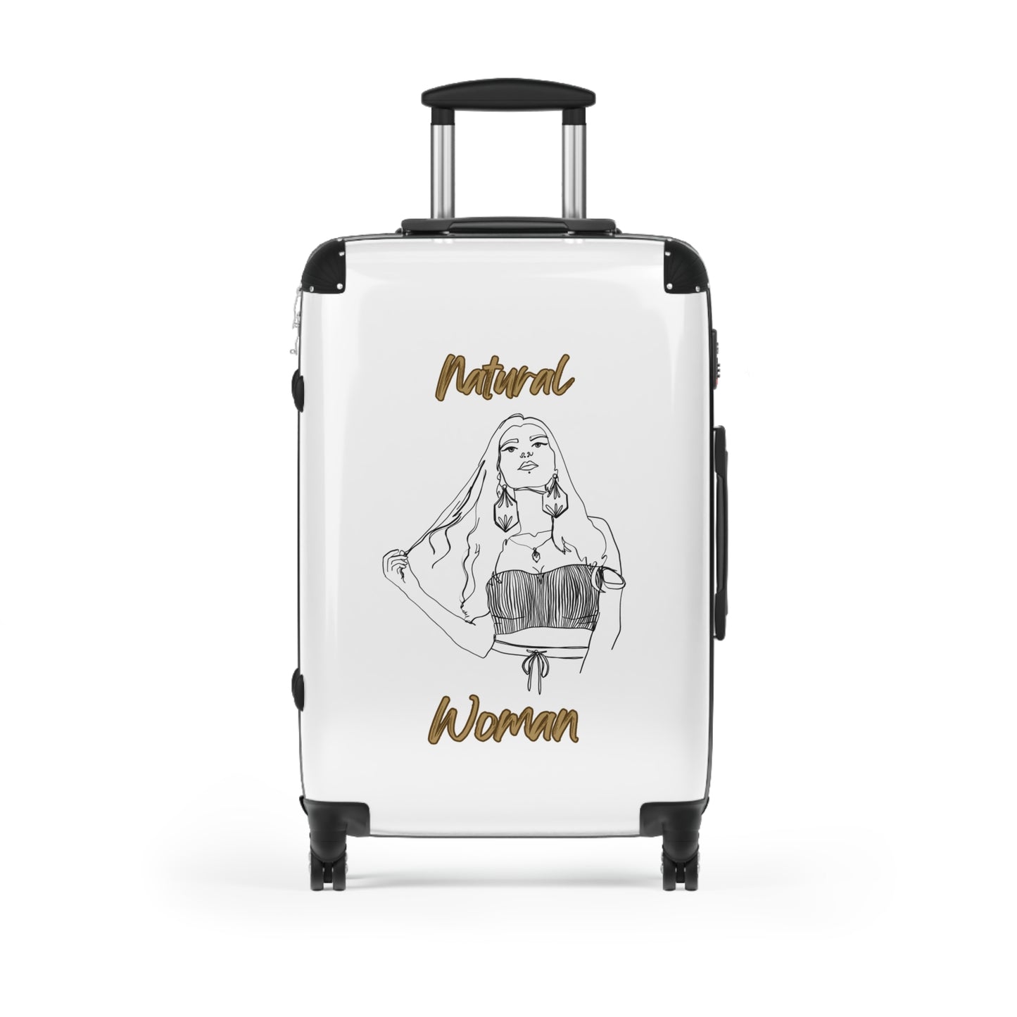 Natural Woman Thinking (BL) Suitcase WHITE