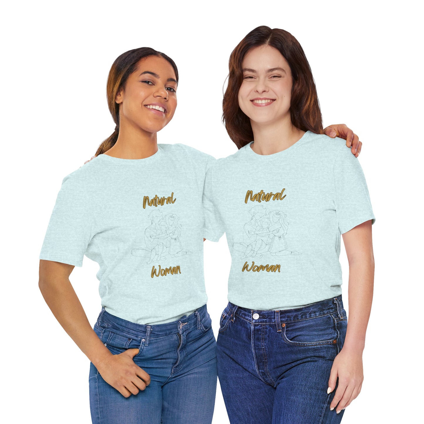 Natural Woman Bear Hugs (BL) Short Sleeve T-Shirt