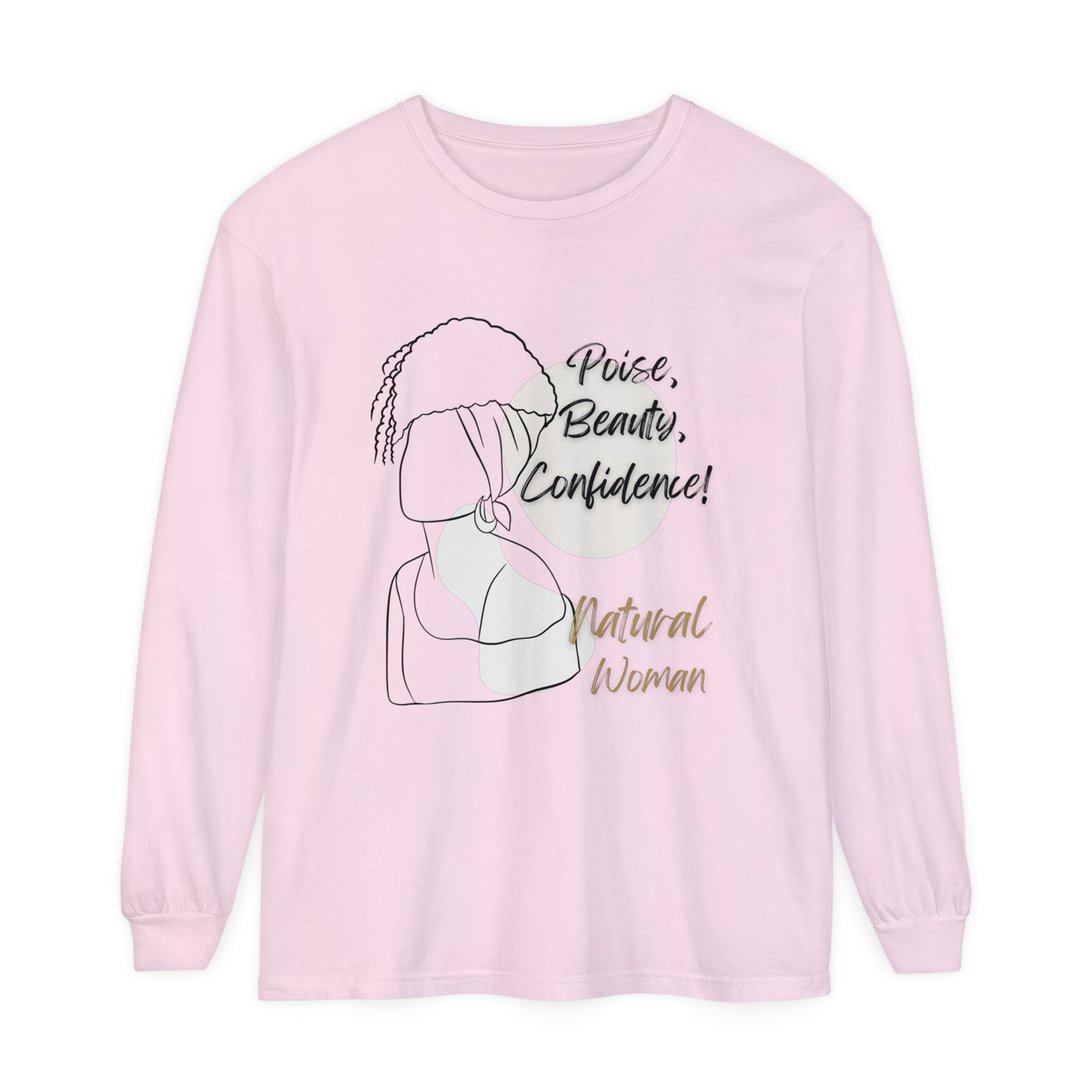 Natural Woman Puff (BL) Long Sleeve T-Shirt