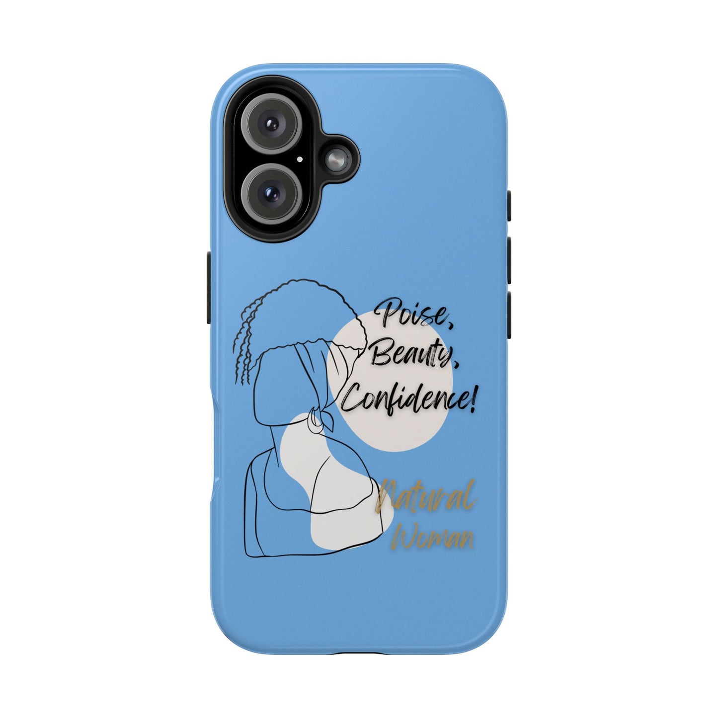 Natural Woman Puff (BL)Tough Phone Cases LIGHT BLUE