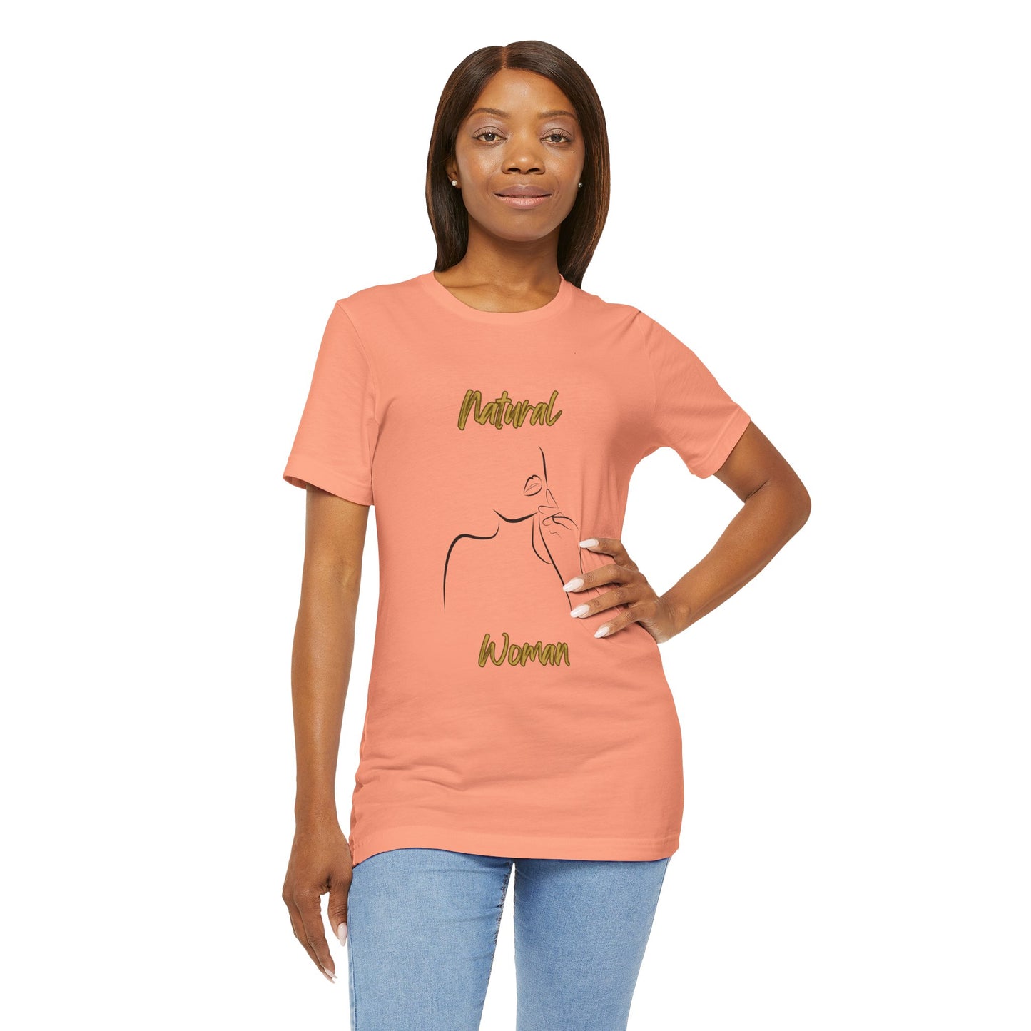 Natural Woman Chin Up (BL) Short Sleeve T-Shirt