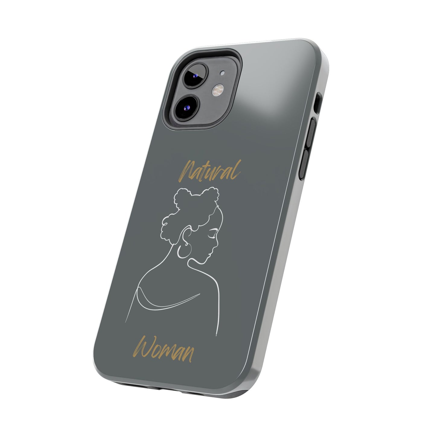 Natural Woman Twists (WL) Tough Phone Case DARK GREY