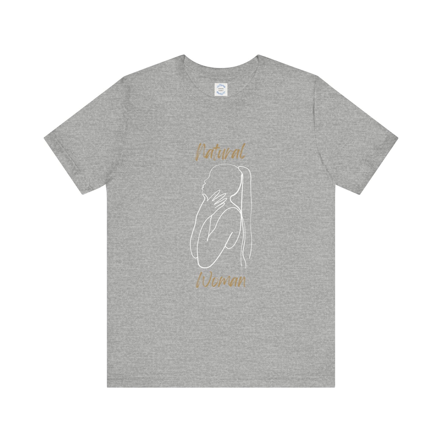Natural Woman Ponytail (WL) Short Sleeve T-Shirt