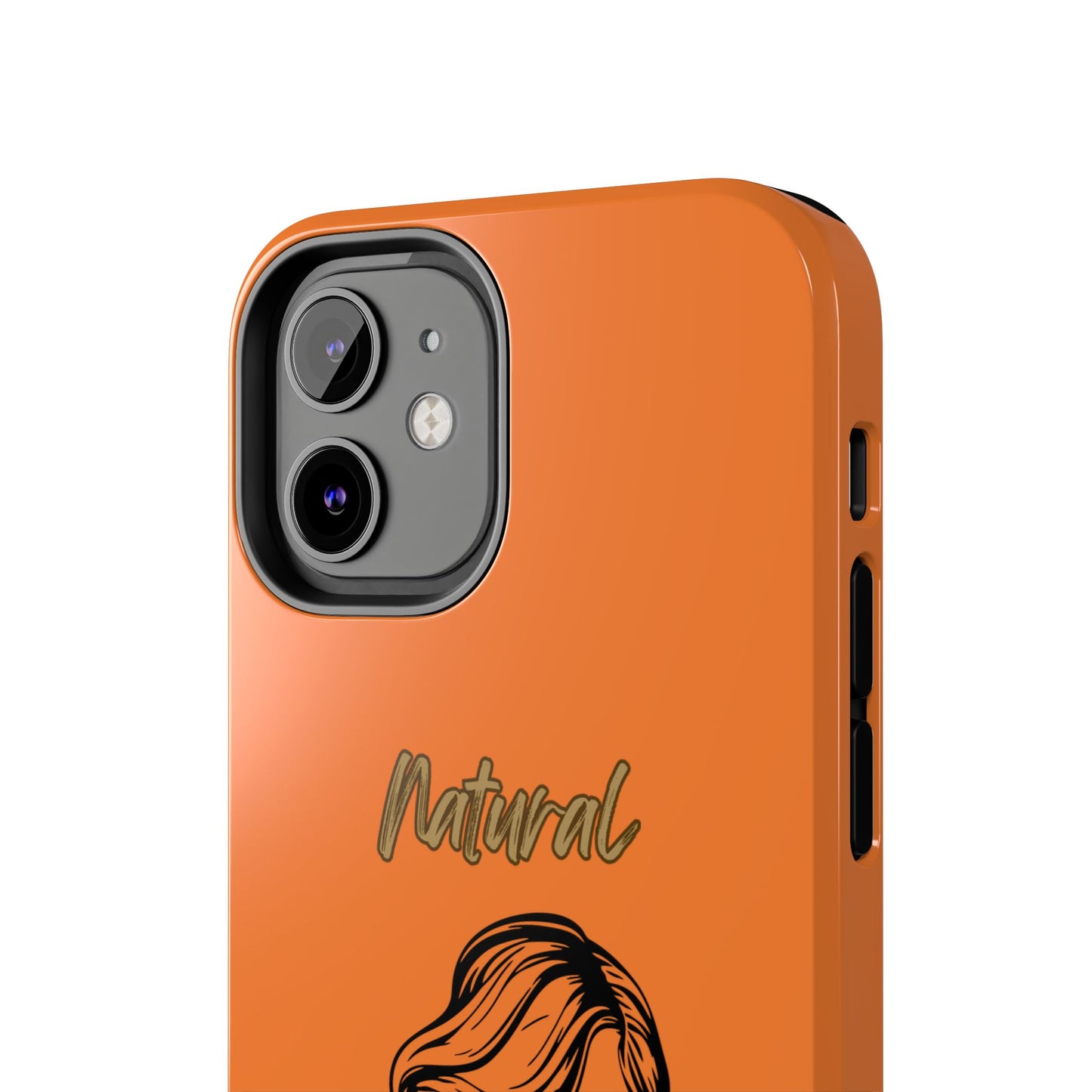 Natural Woman Long Curl (BL)Tough Phone Cases CRUSTA