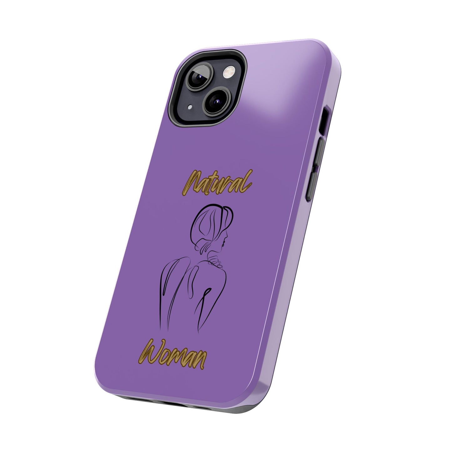 Natural Woman Back (BL)Tough Phone Cases LIGHT PURPLE