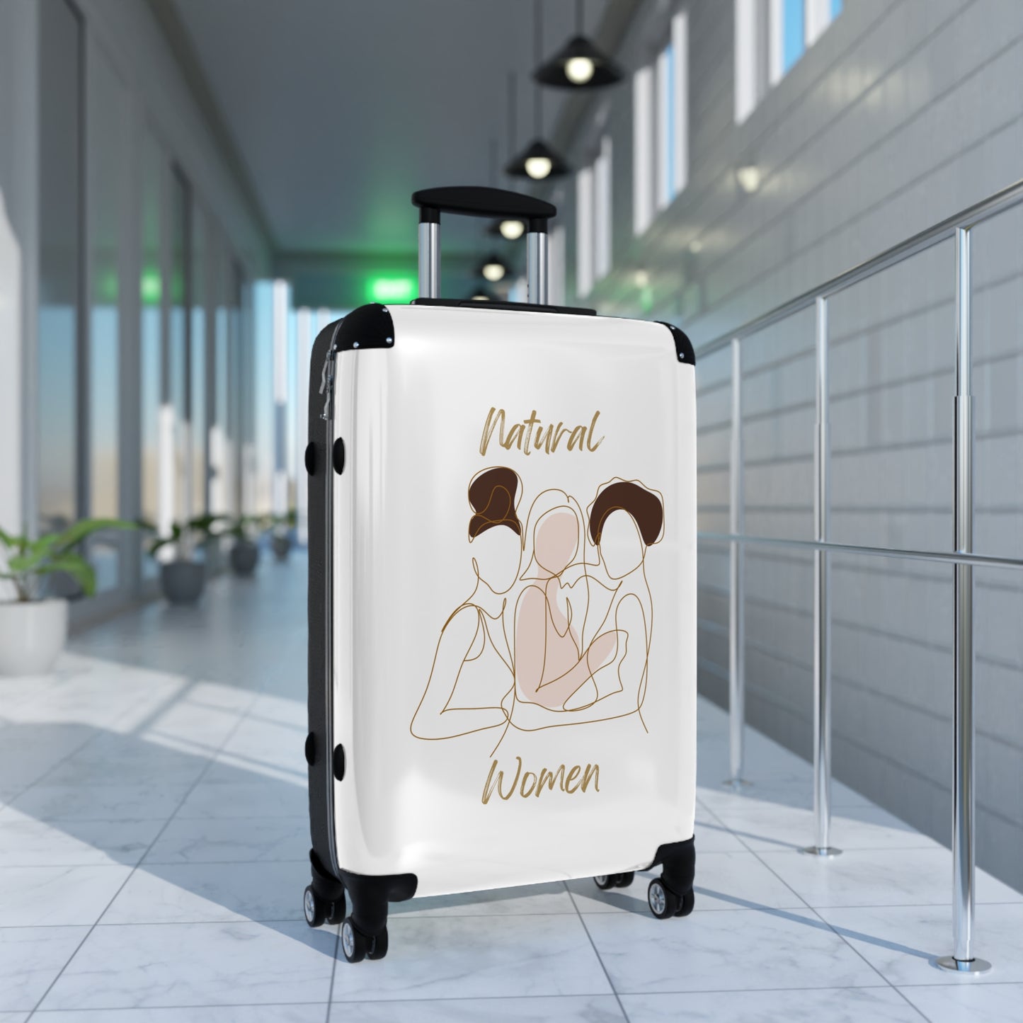 Natural Women Friends (BL) Suitcase WHITE