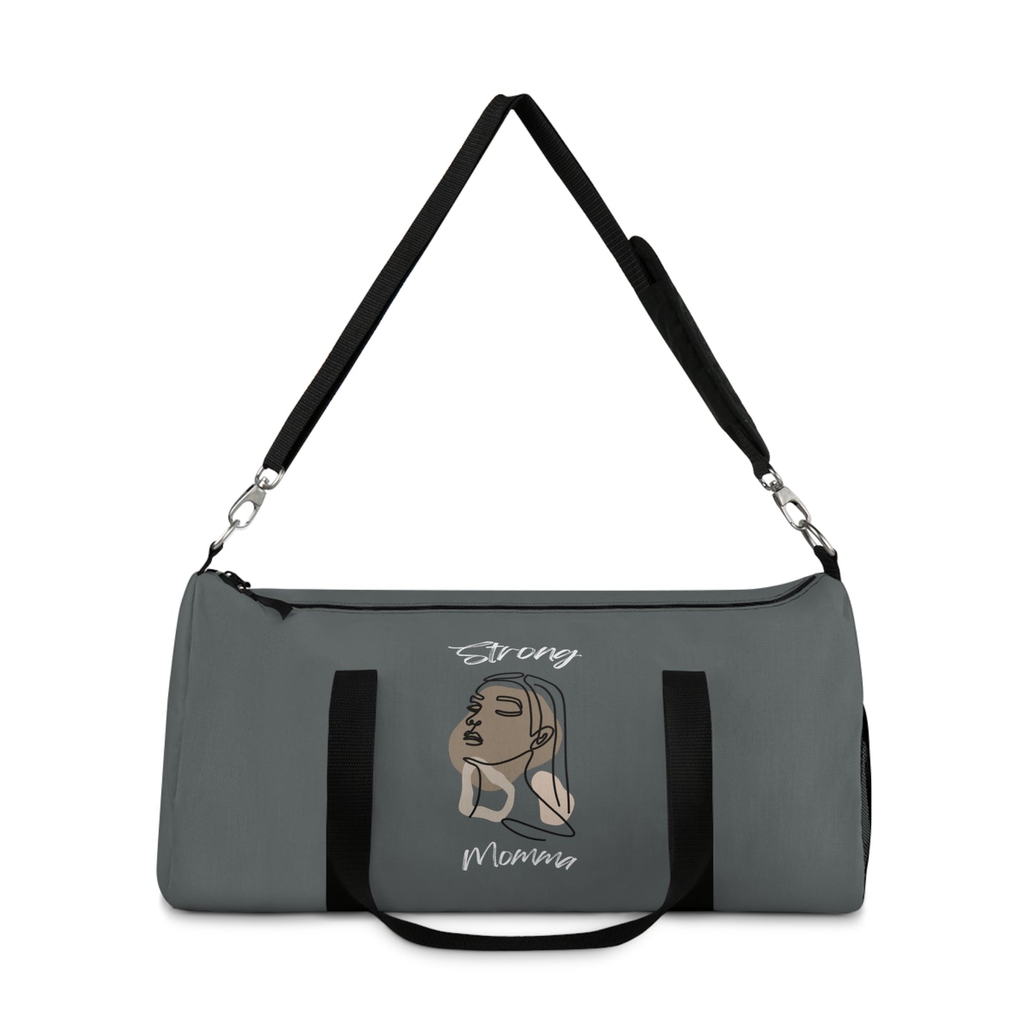 Strong Momma (WL) Duffel Bag DARK GREY