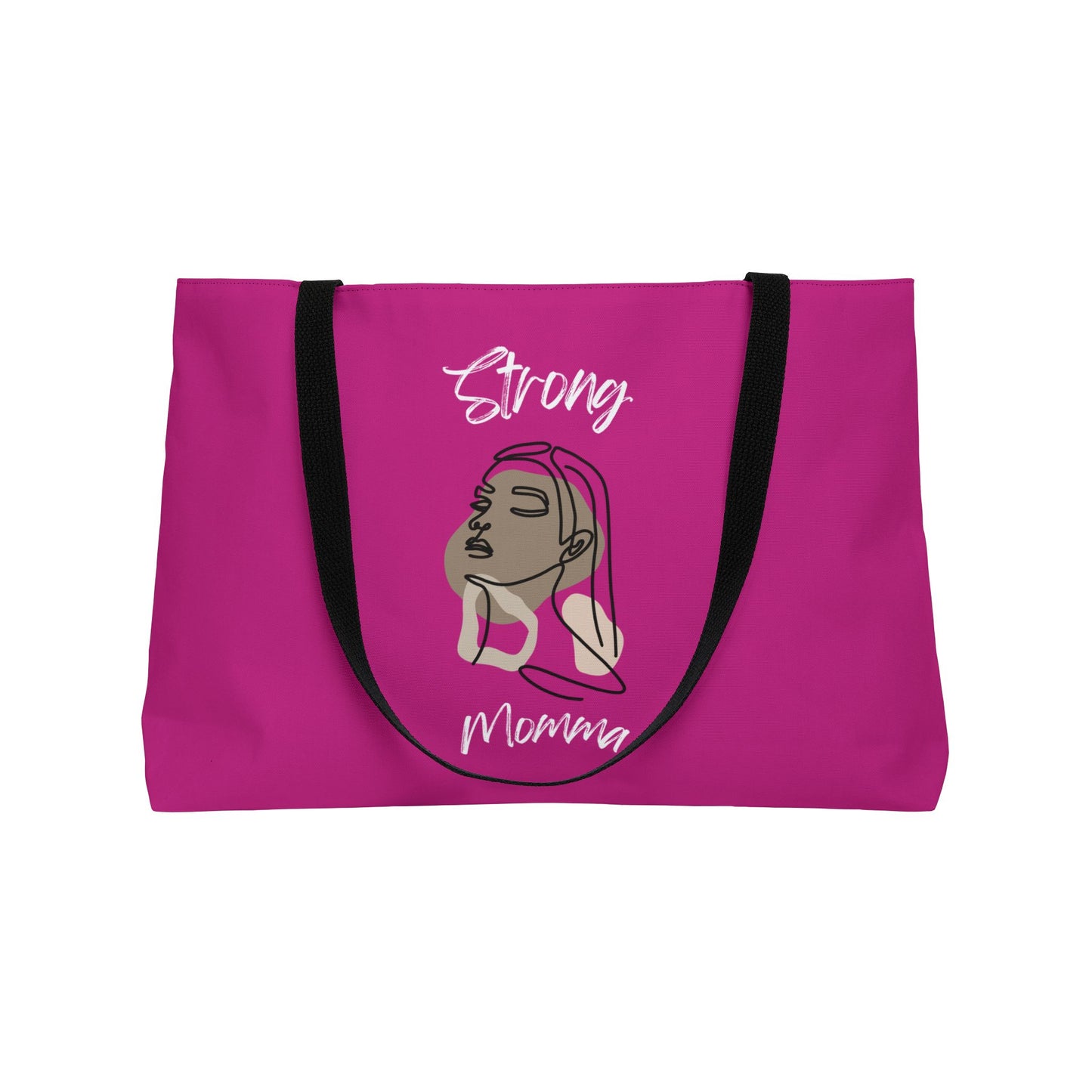 Strong Momma (WL) Weekender Tote Bag PINK