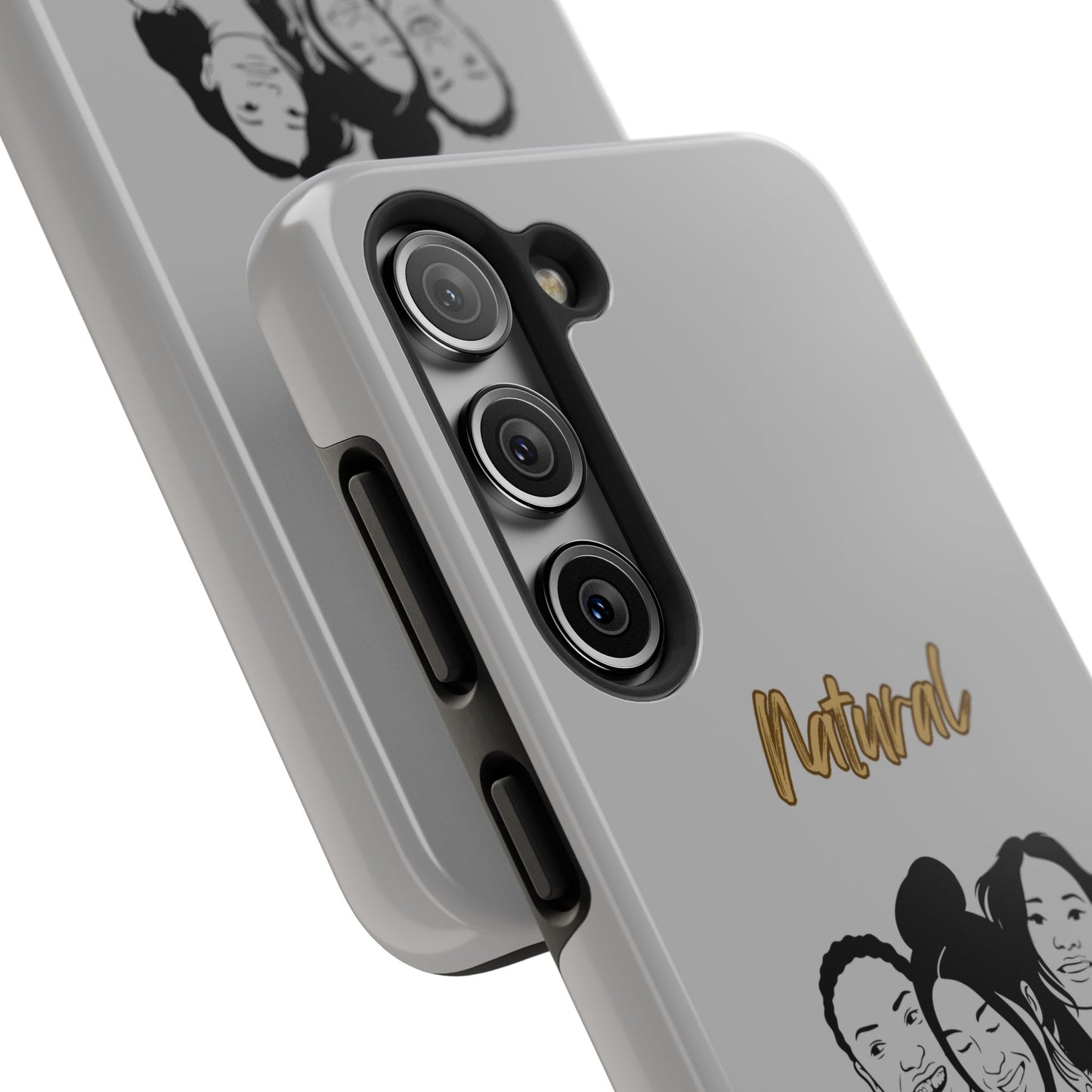 Natural Women Laughing Friends (BL)Tough Phone Cases LIGHT GREY