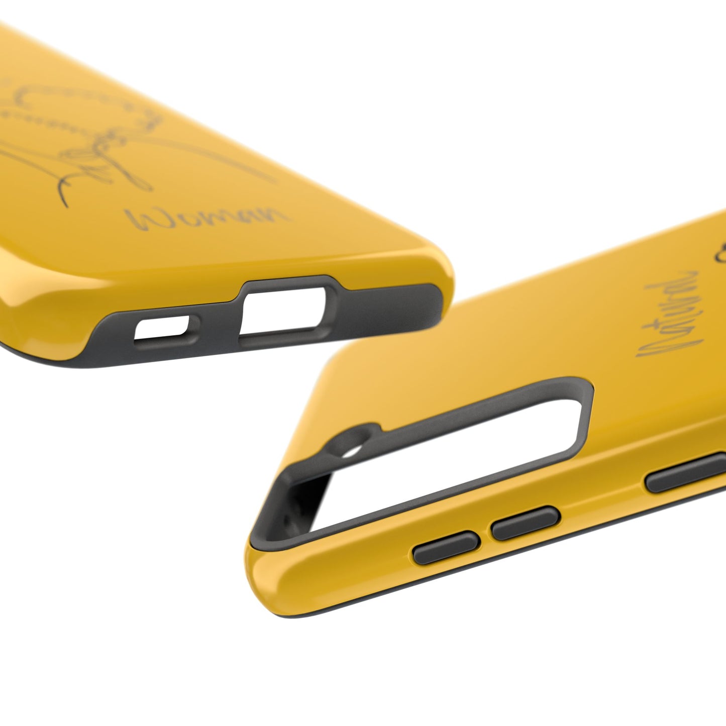 Natural Woman Twin Puffs (BL) Tough Phone Cases YELLOW