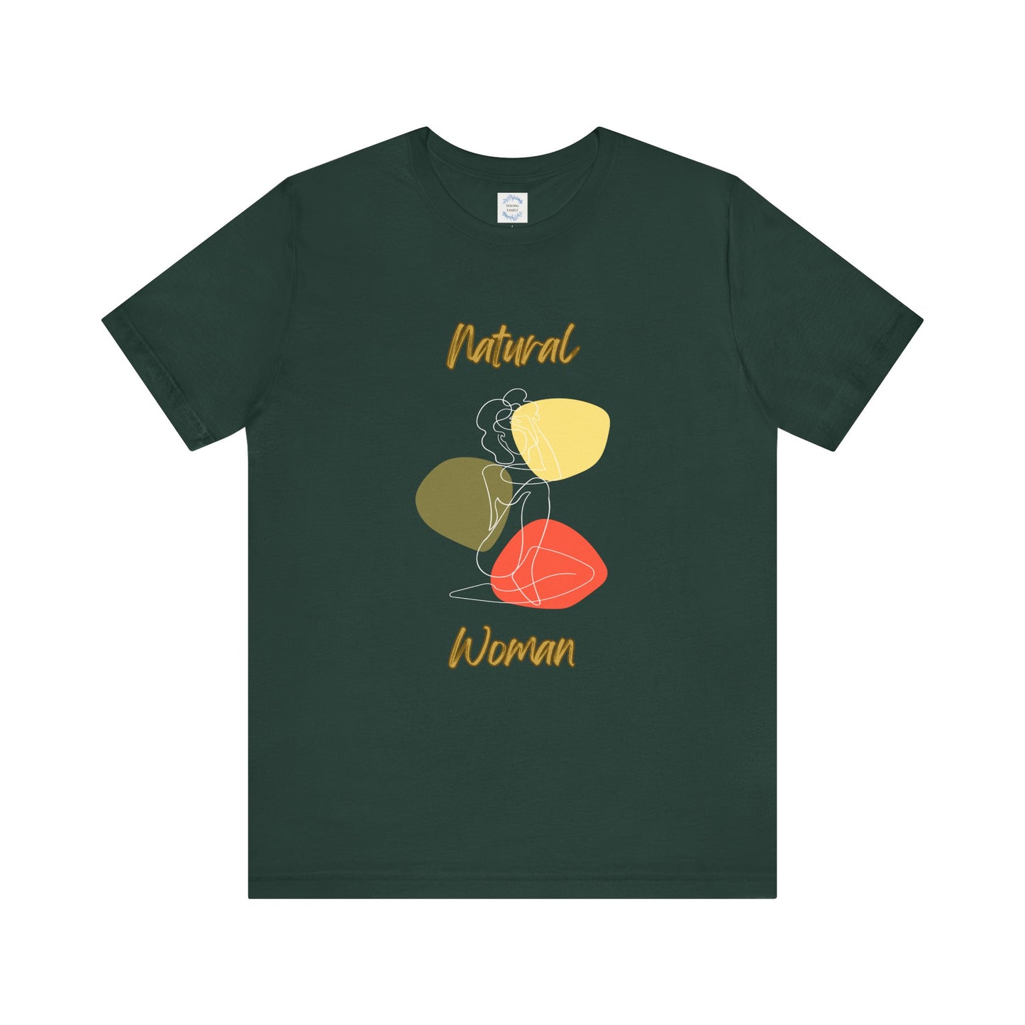 Natural Woman Colorful Pose (WL) Short Sleeve T-Shirt