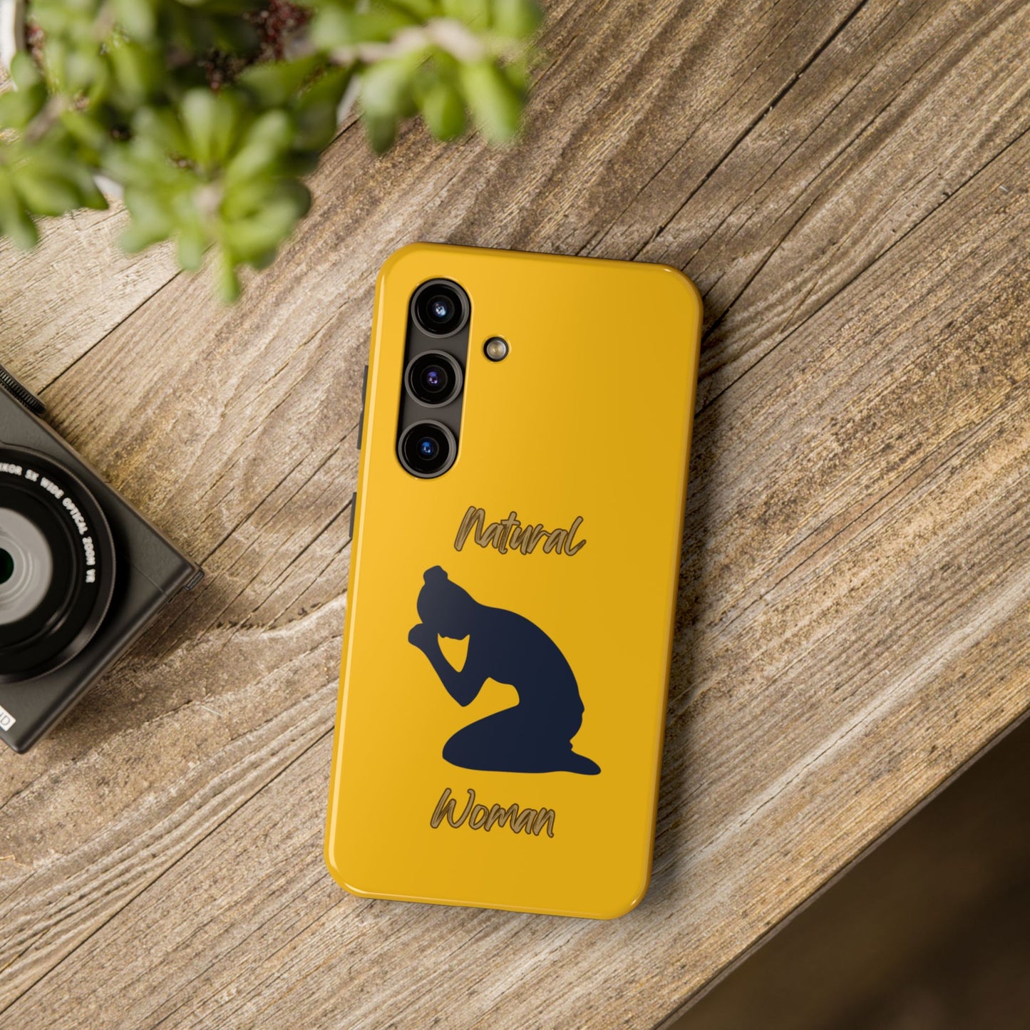 Natural Woman Pray (BL) Tough Phone Cases YELLOW