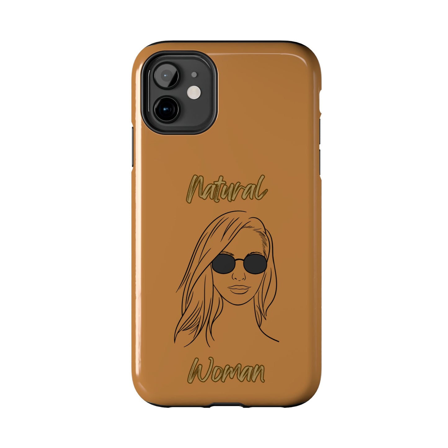 Natural Woman Shades (BL)Tough Phone Cases LIGHT BROWN