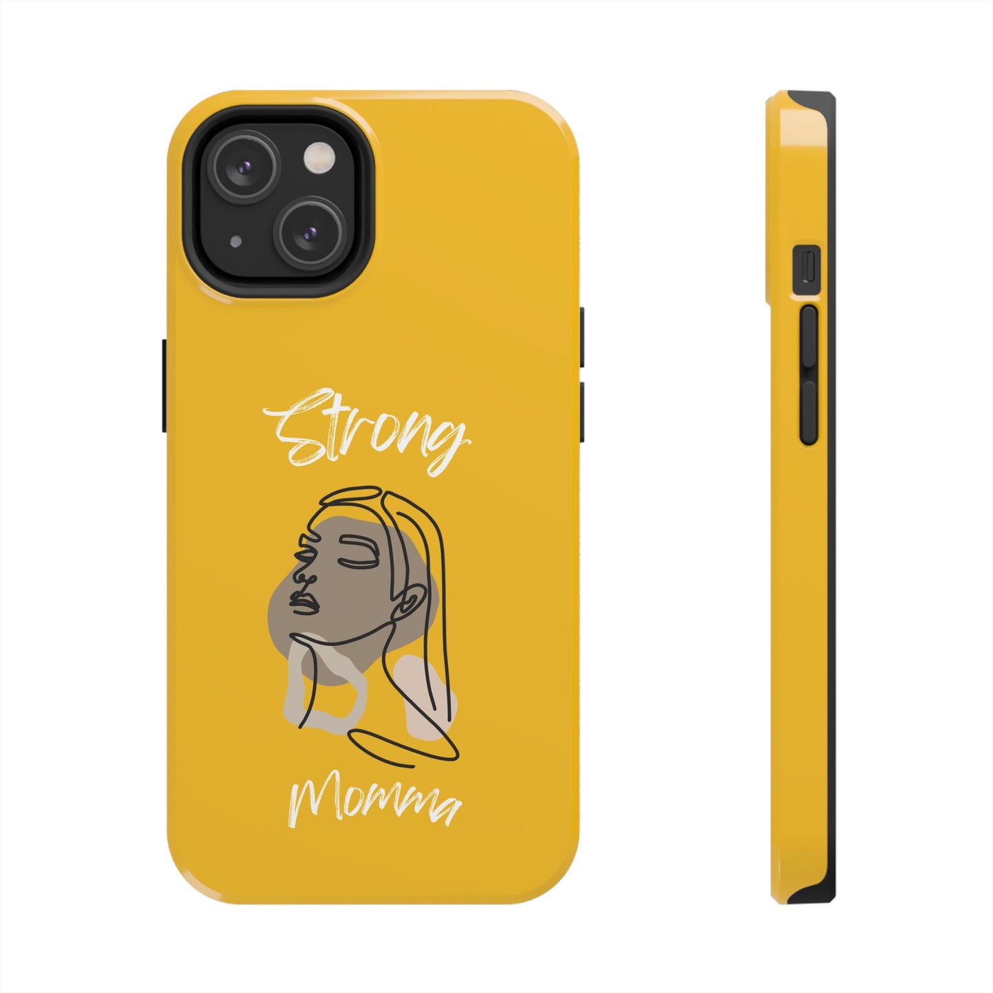 Strong Momma (WL) Tough Phone Cases YELLOW