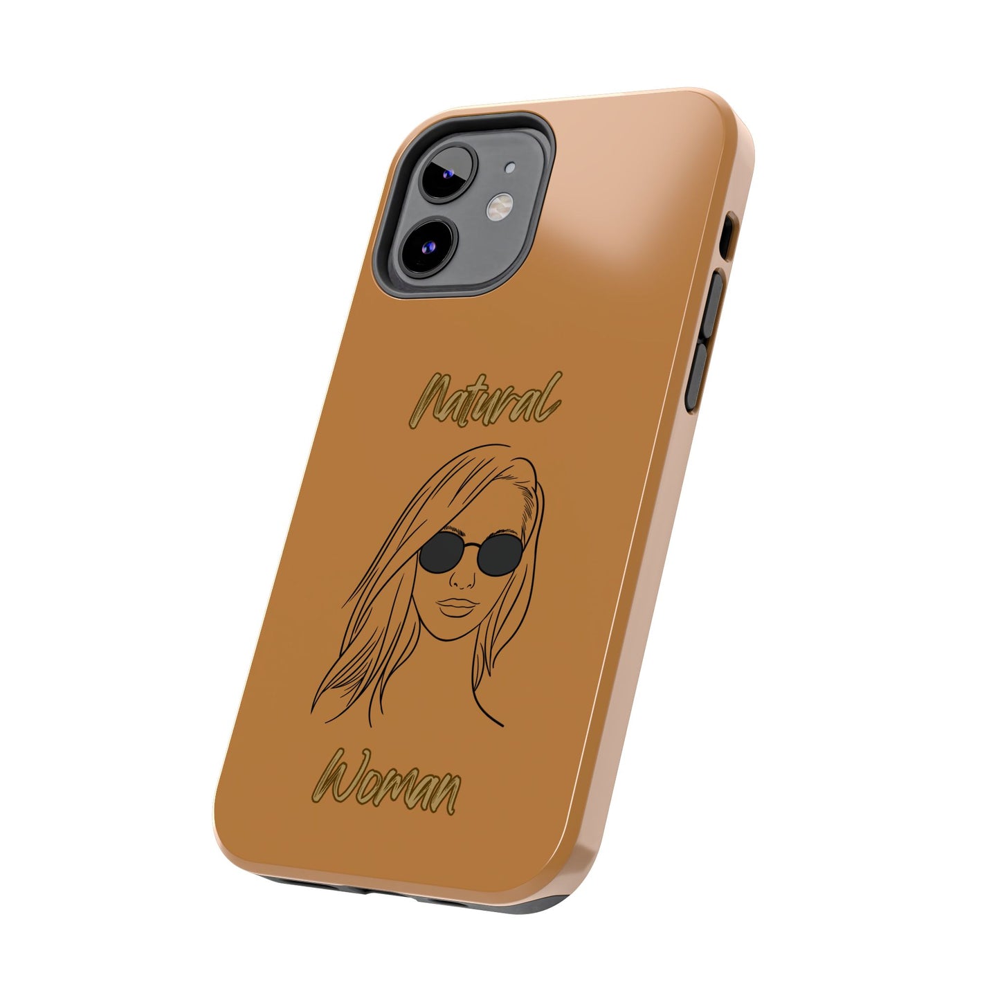 Natural Woman Shades (BL)Tough Phone Cases LIGHT BROWN