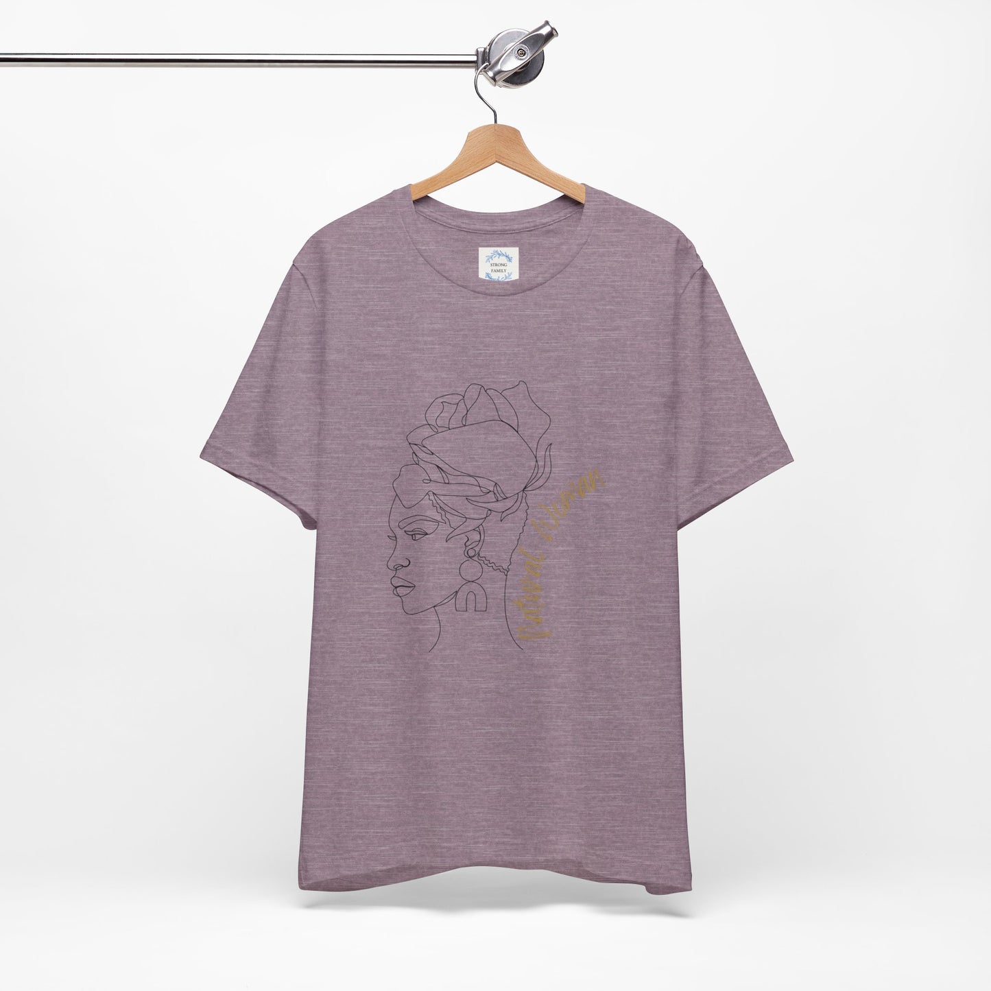 Natural Woman Flower Wrap (BL) Short Sleeve T-Shirt