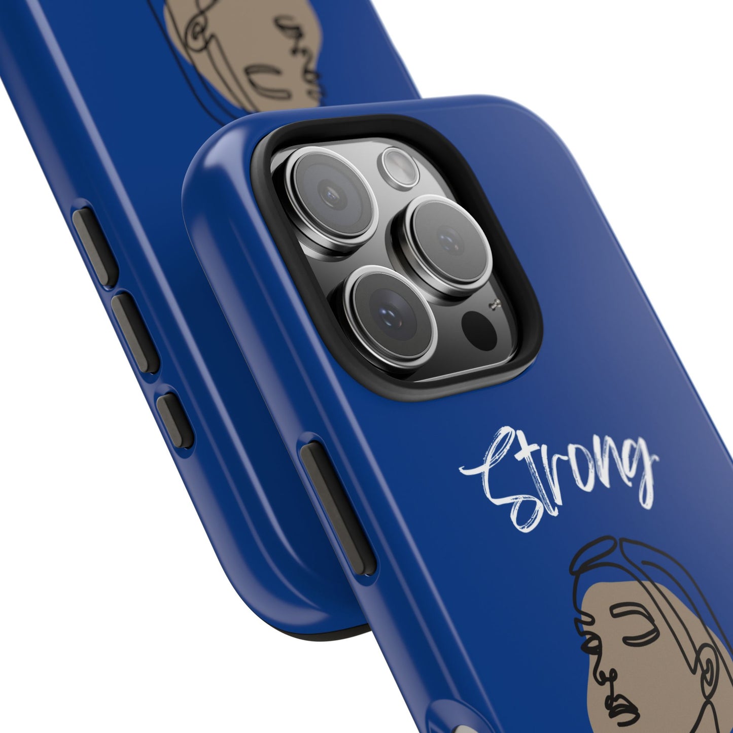 Strong Momma (WL) Tough Phone Cases DARK BLUE