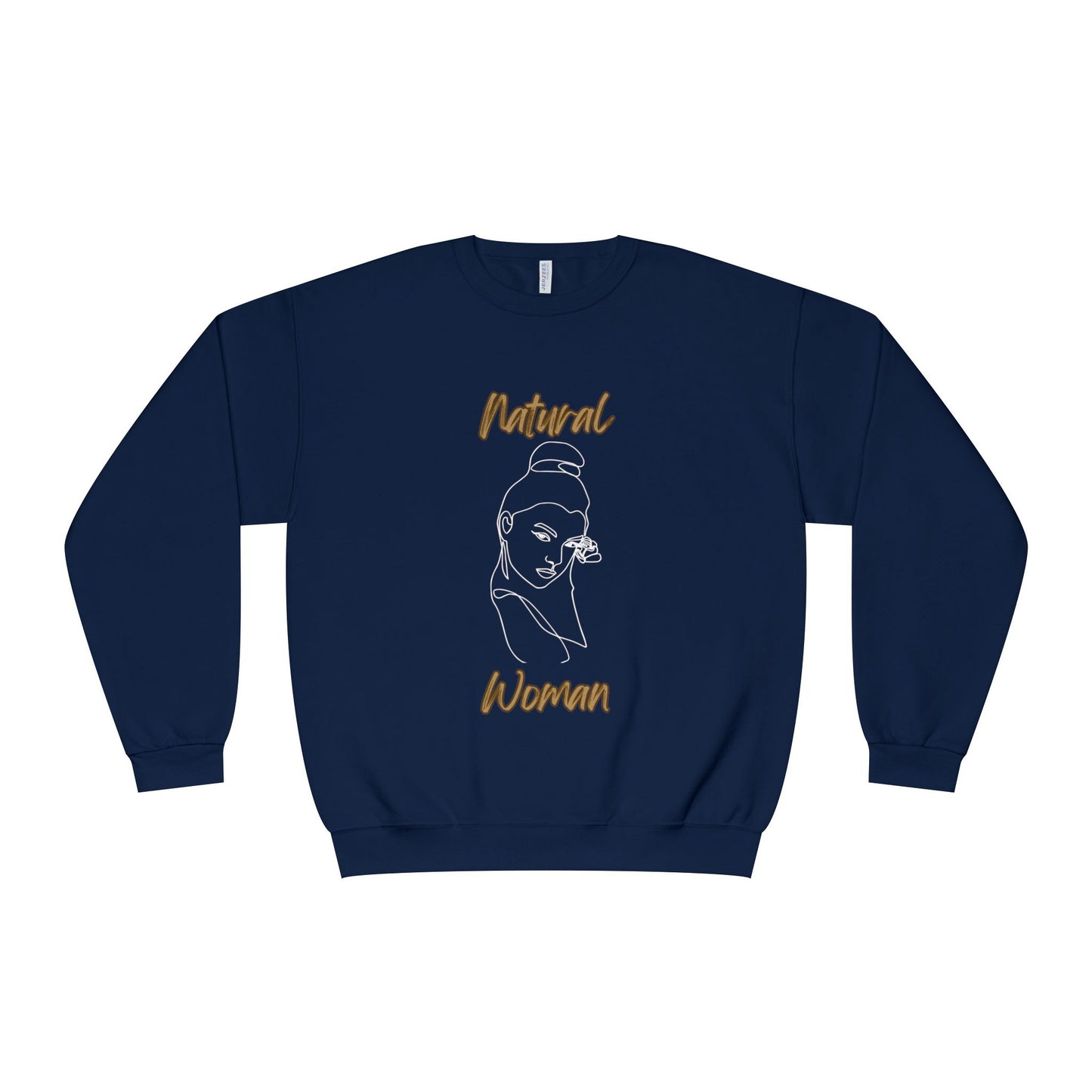 Natural Woman Sassy Bun (WL) Crewneck Sweatshirt