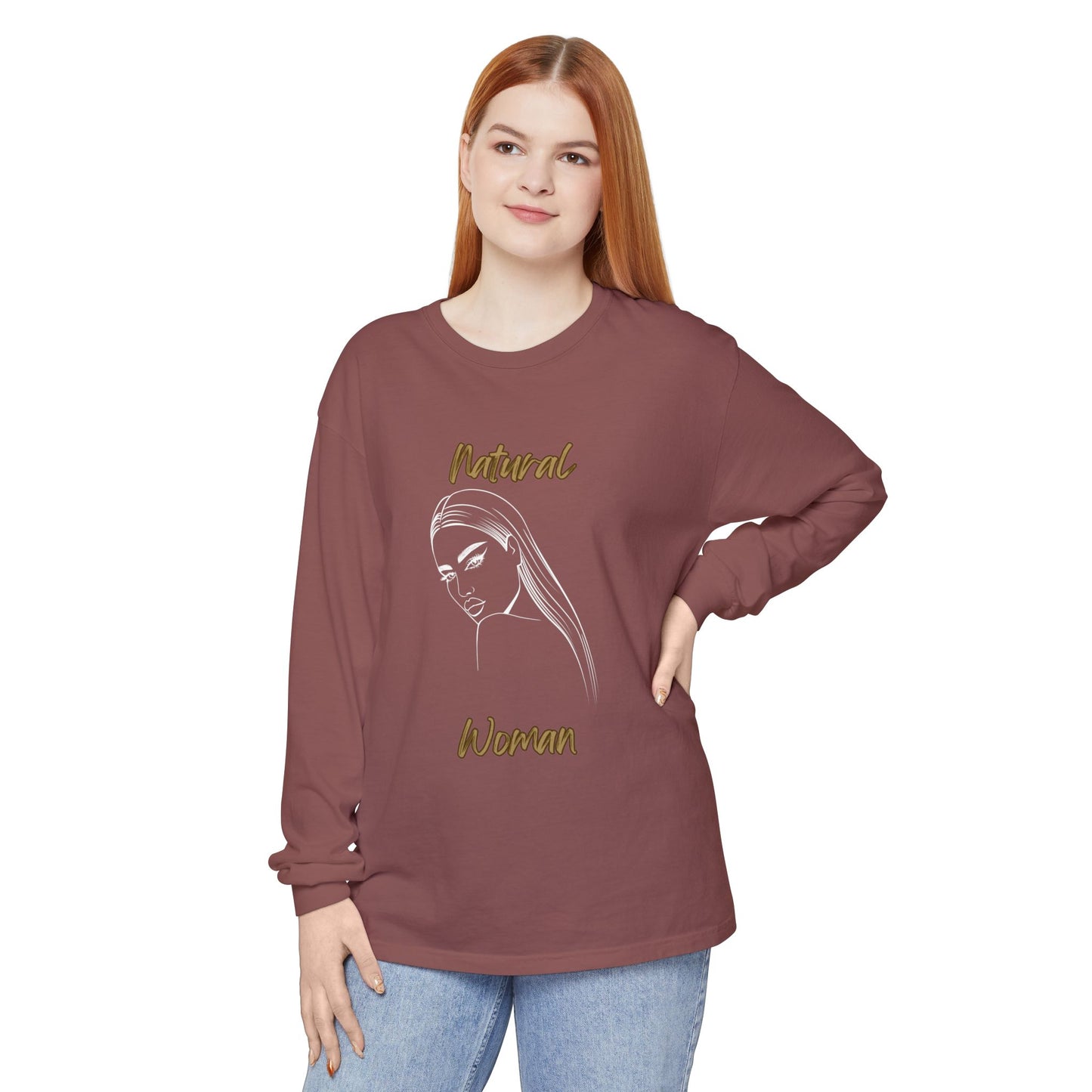 Natural Woman The Stare (WL) Long Sleeve T-Shirt