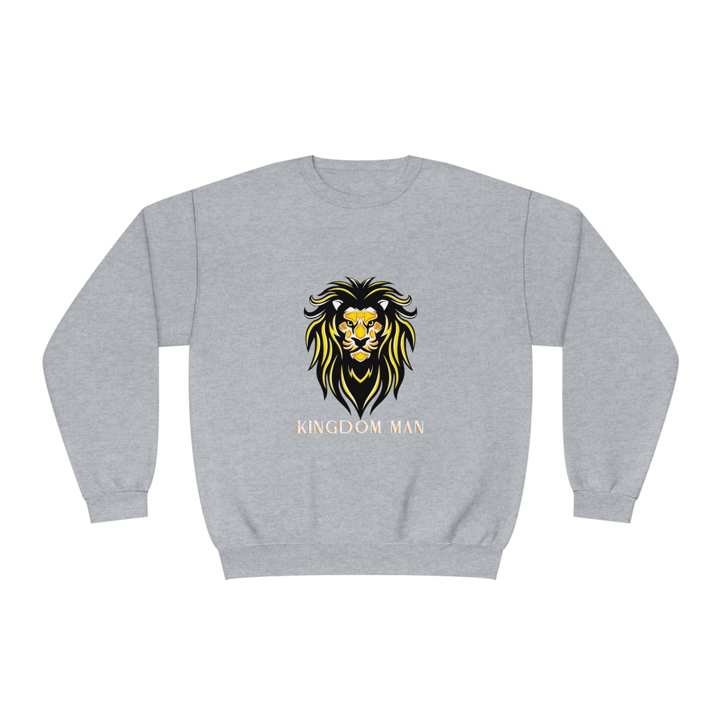 Kingdom Man (White/Gold) Crewneck Sweatshirt