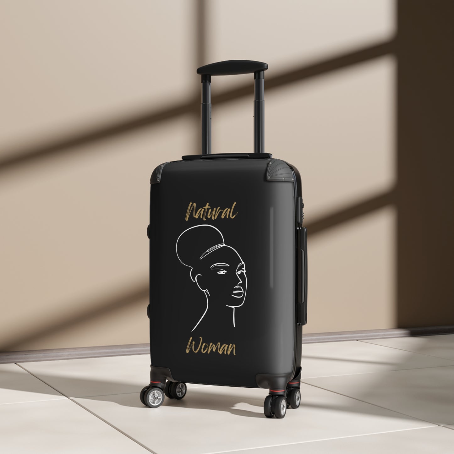 Natural Woman Hair Up (WL) Suitcase BLACK