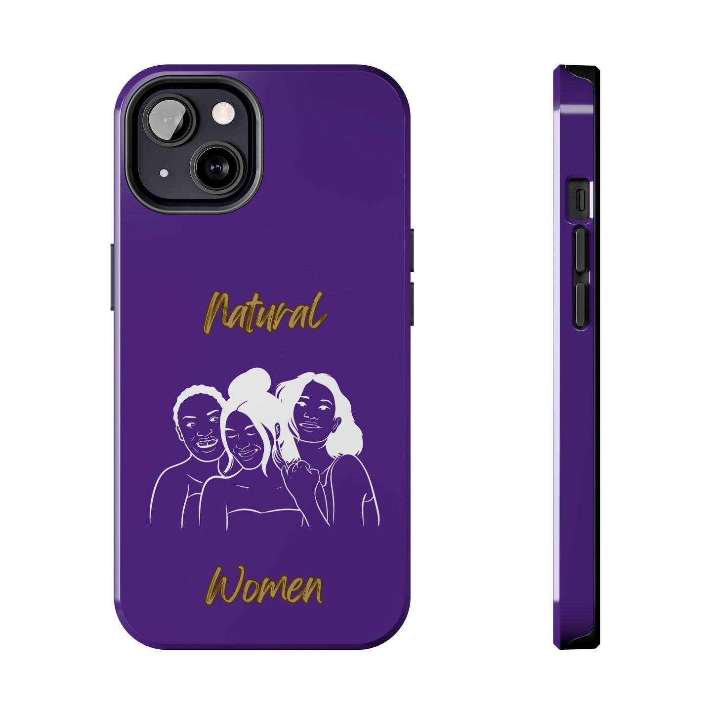 Natural Women Laughing Friends (WL)Tough Phone Cases PURPLE