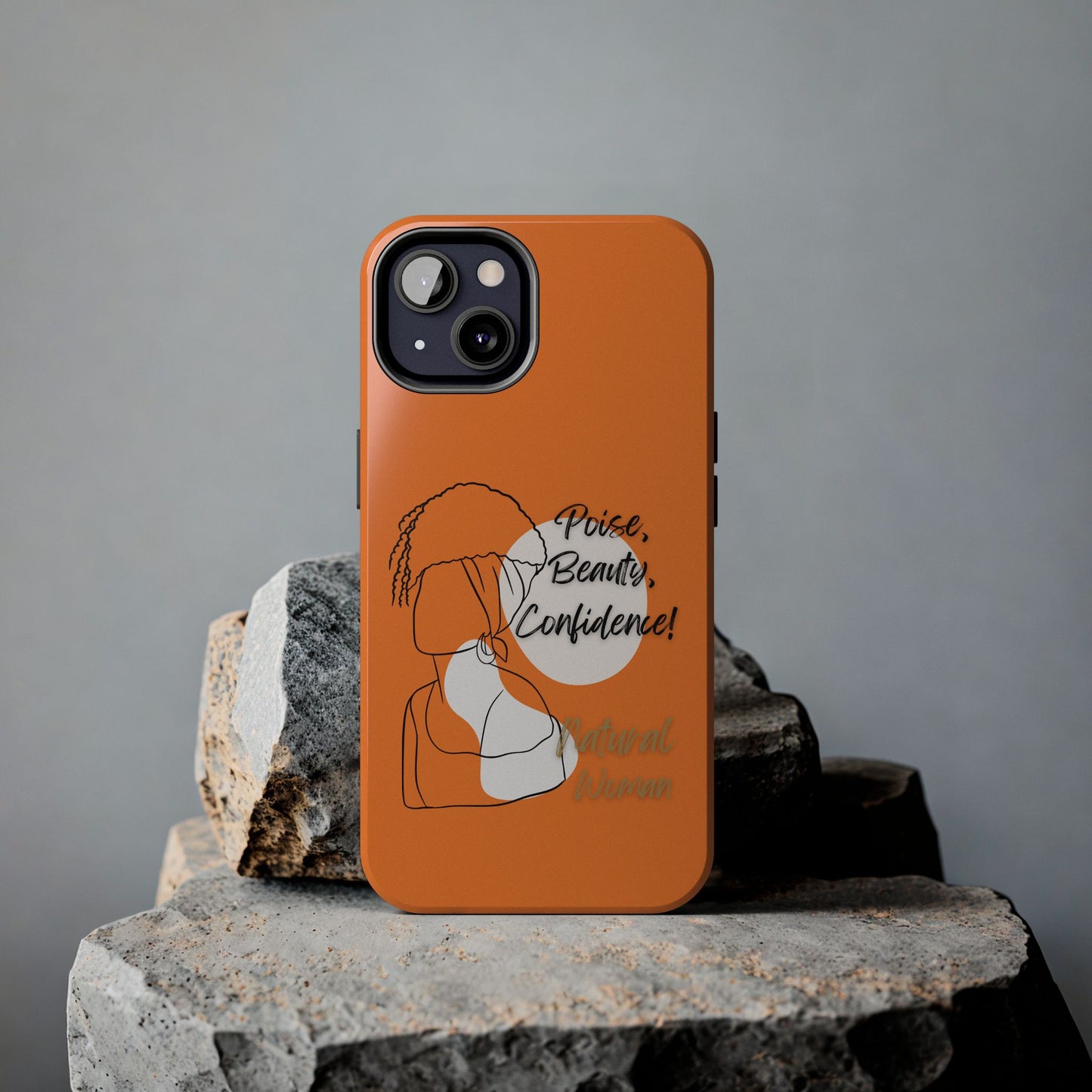 Natural Woman Puff (BL)Tough Phone Cases CRUSTA