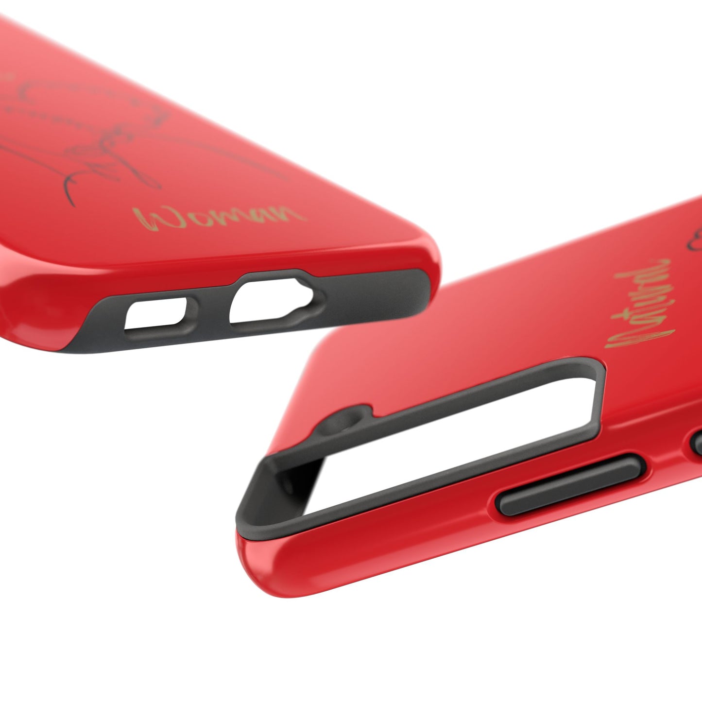 Natural Woman Twin Puffs (BL) Tough Phone Case RED