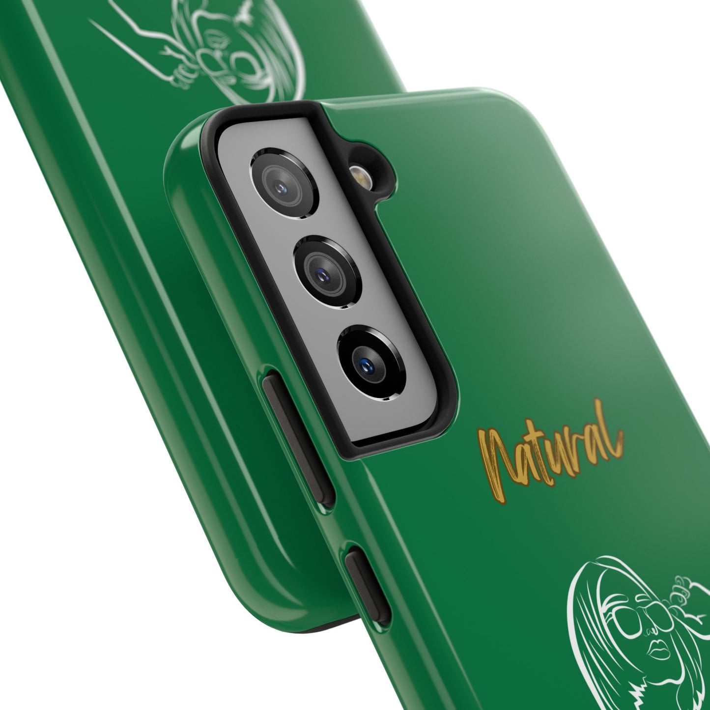 Natural Woman Bright Future (WL)Tough Phone Cases DARK GREEN