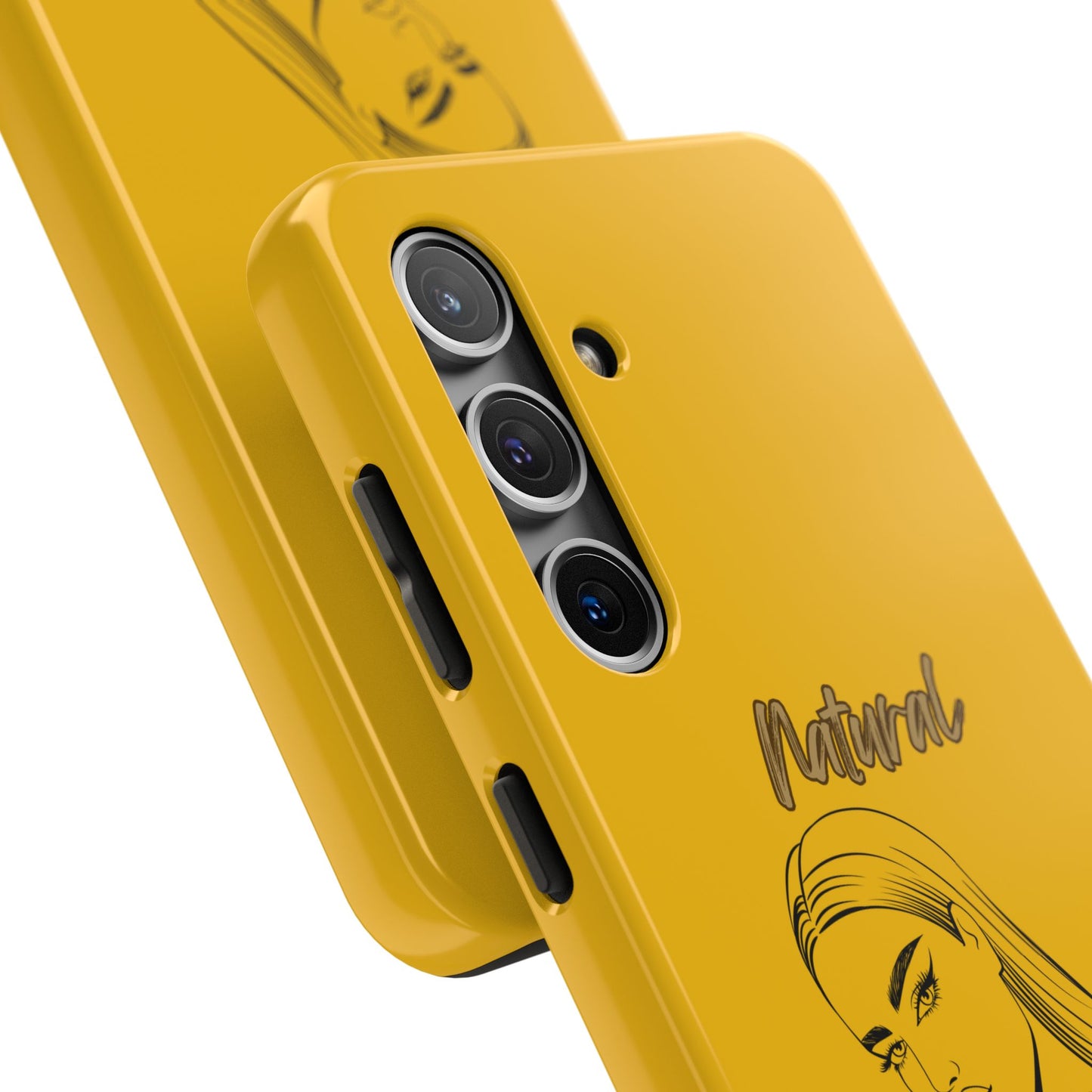 Natural Woman The Stare (BL)Tough Phone Cases YELLOW