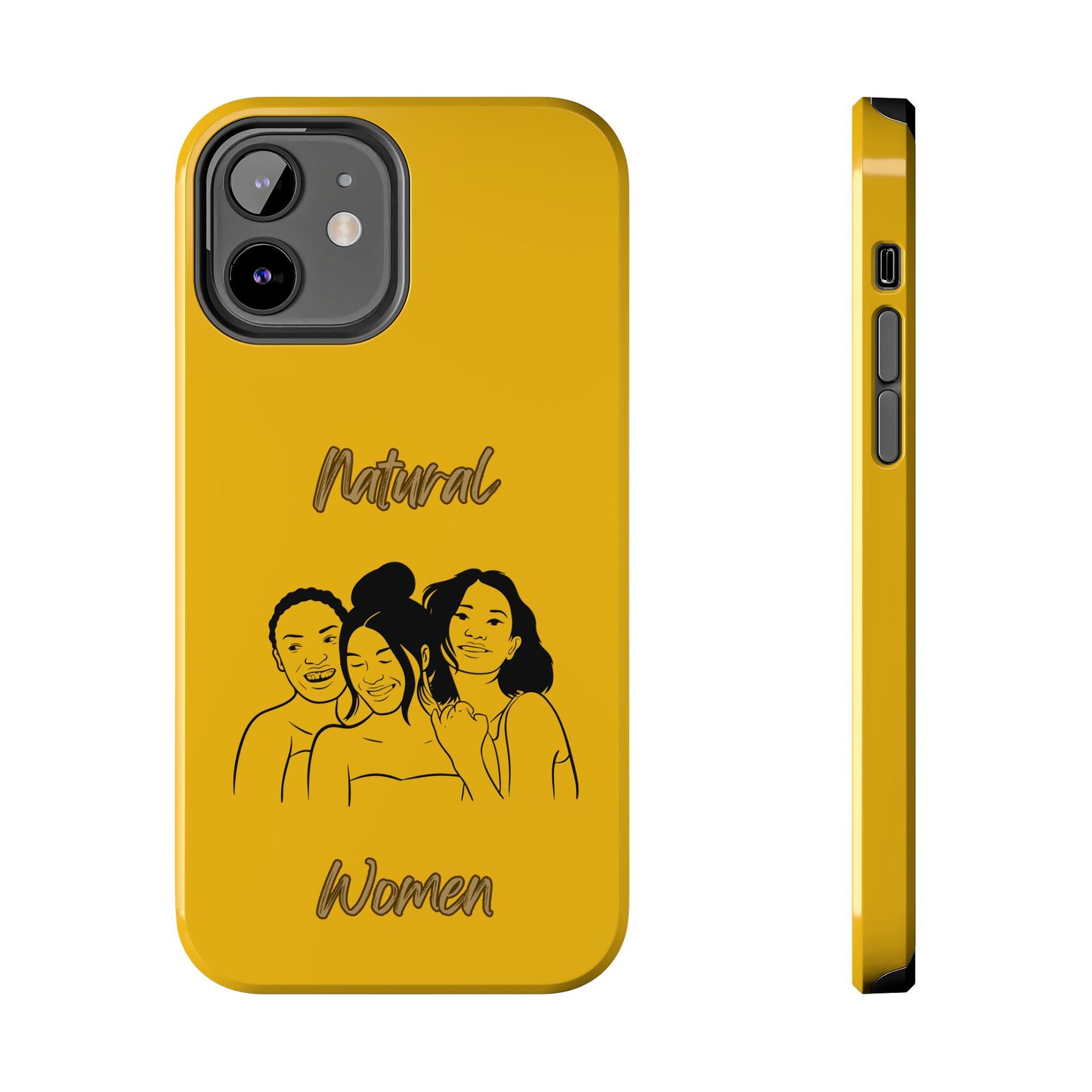 Natural Women Laughing Friends (BL)Tough Phone Cases YELLOW