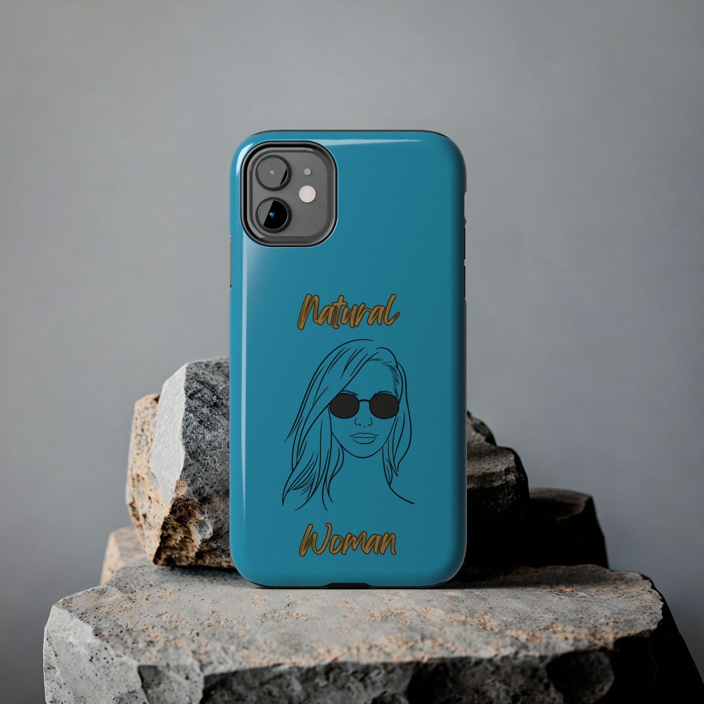 Natural Woman Shades (BL)Tough Phone Cases TURQUOISE