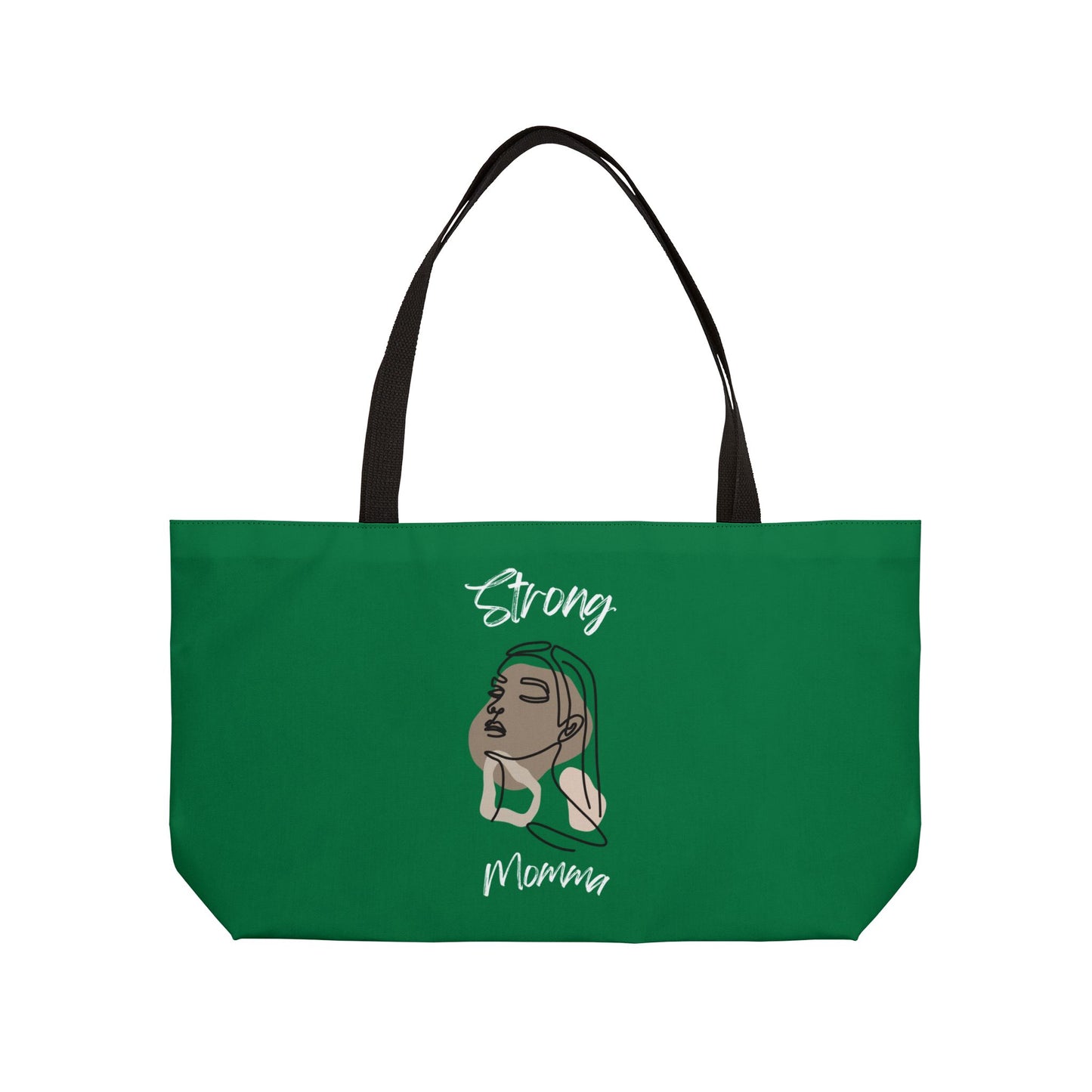 Strong Momma (WL) Weekender Tote Bag DARK GREEN
