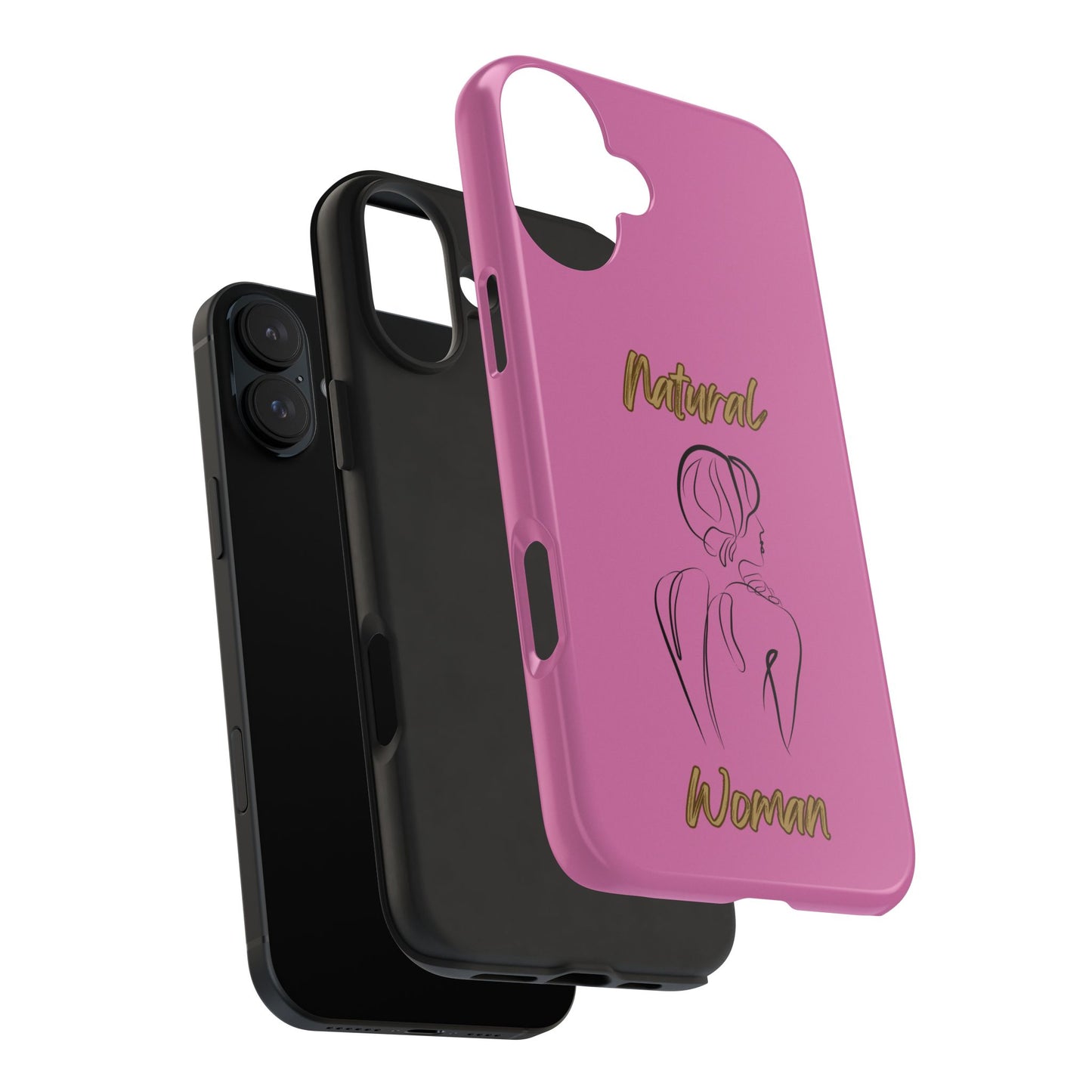 Natural Woman Back (BL)Tough Phone Cases LIGHT PINK