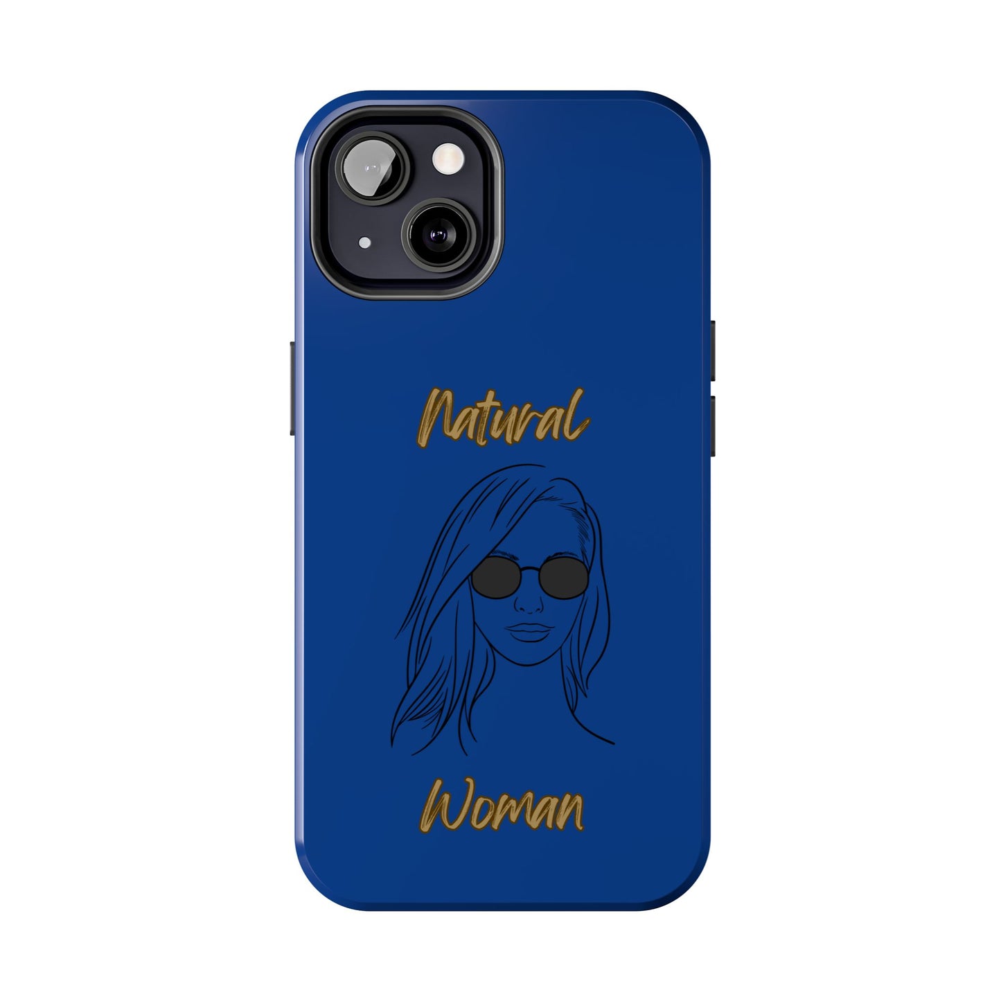 Natural Woman Shades (BL)Tough Phone Cases DARK BLUE