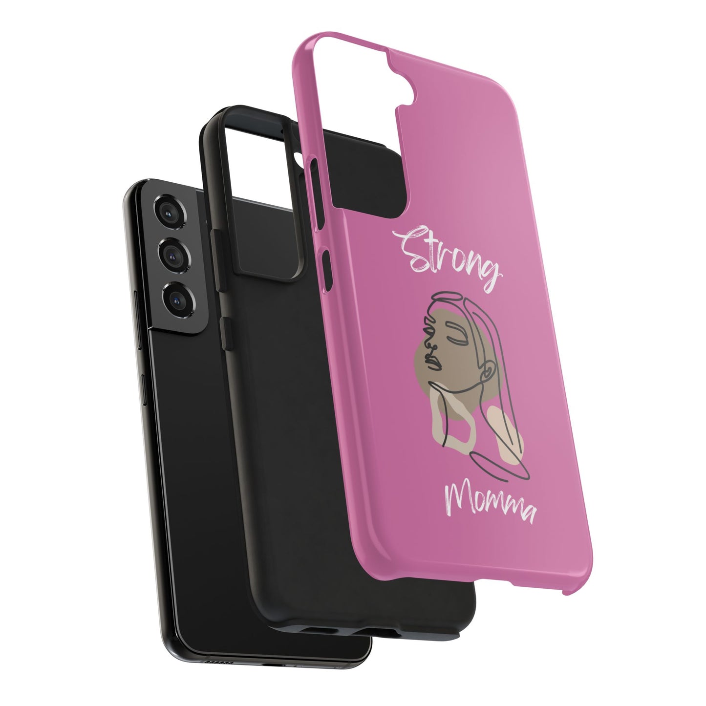 Strong Momma (WL) Tough Phone Cases LIGHT PINK