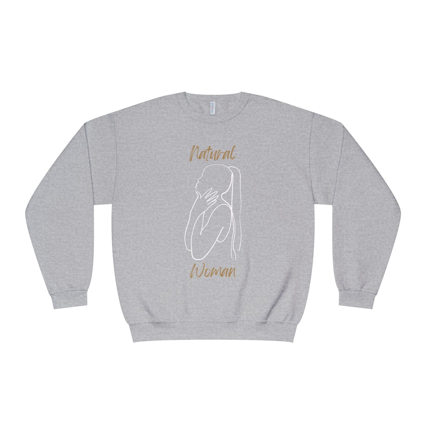 Natural Woman Ponytail (WL) Crewneck Sweatshirt