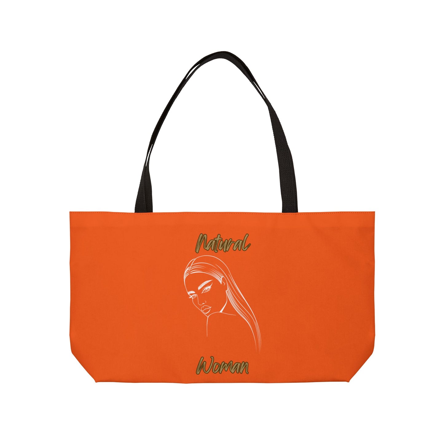 Natural Woman The Stare (WL) Weekender Tote Bag ORANGE