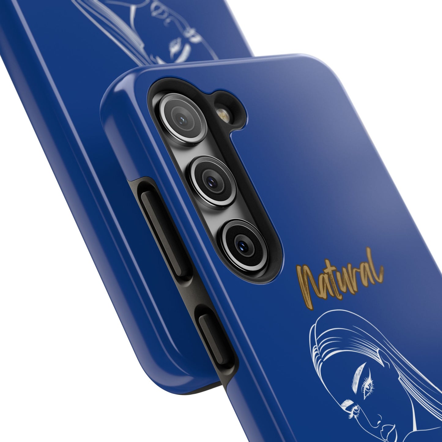 Natural Woman The Stare (WL)Tough Phone Cases DARK BLUE