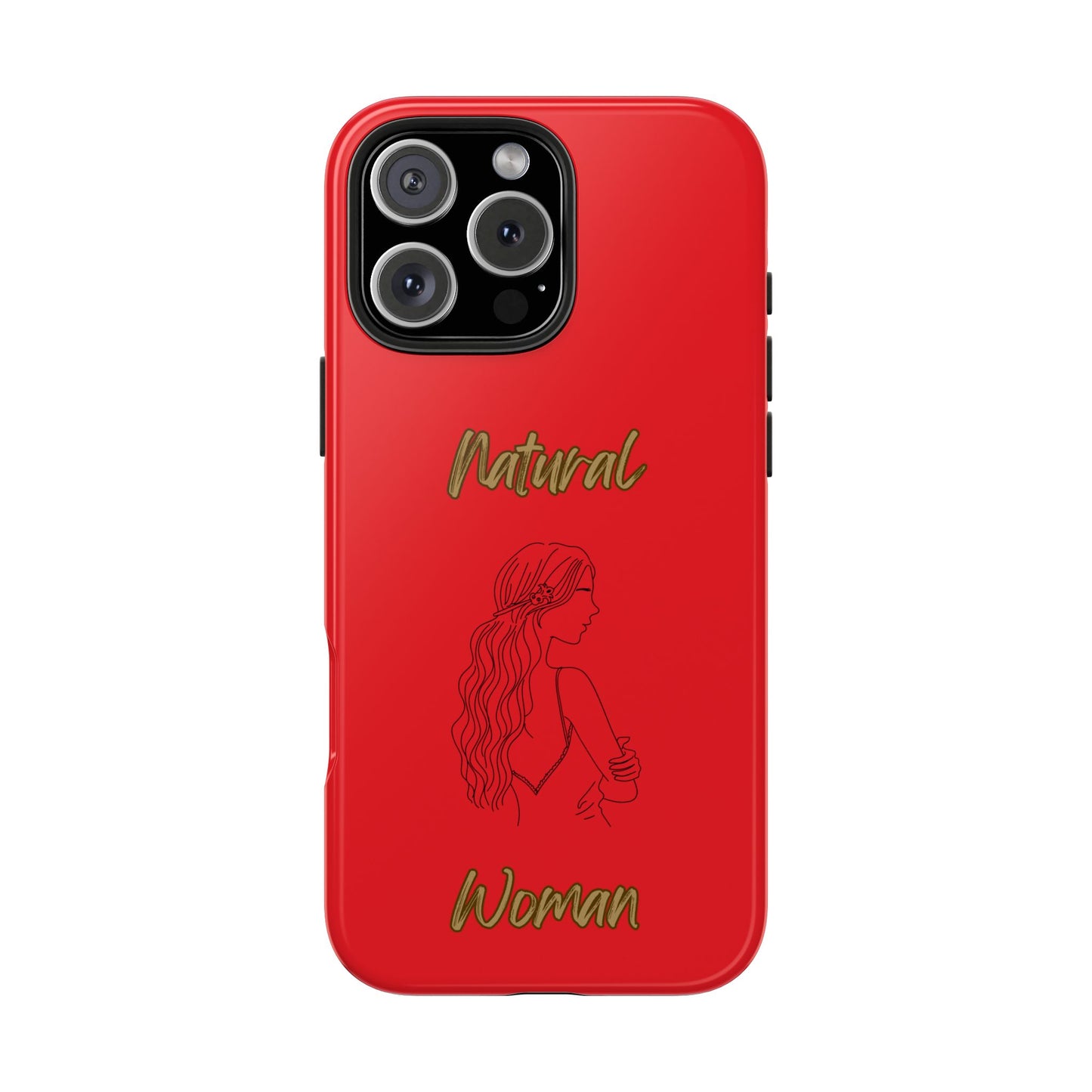 Natural Woman Young Woman (BL)Tough Phone Cases RED