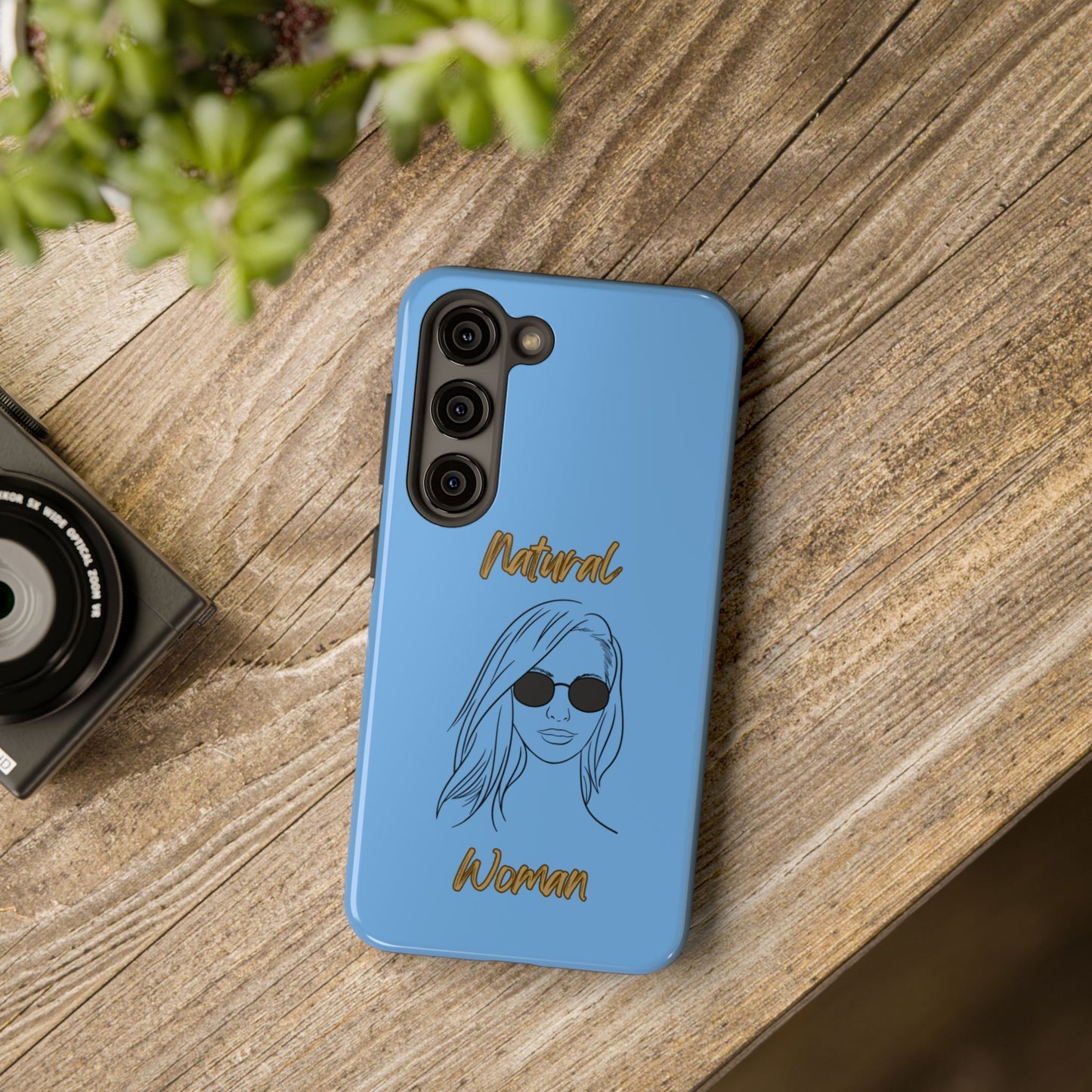 Natural Woman Shades (BL)Tough Phone Cases LIGHT BLUE