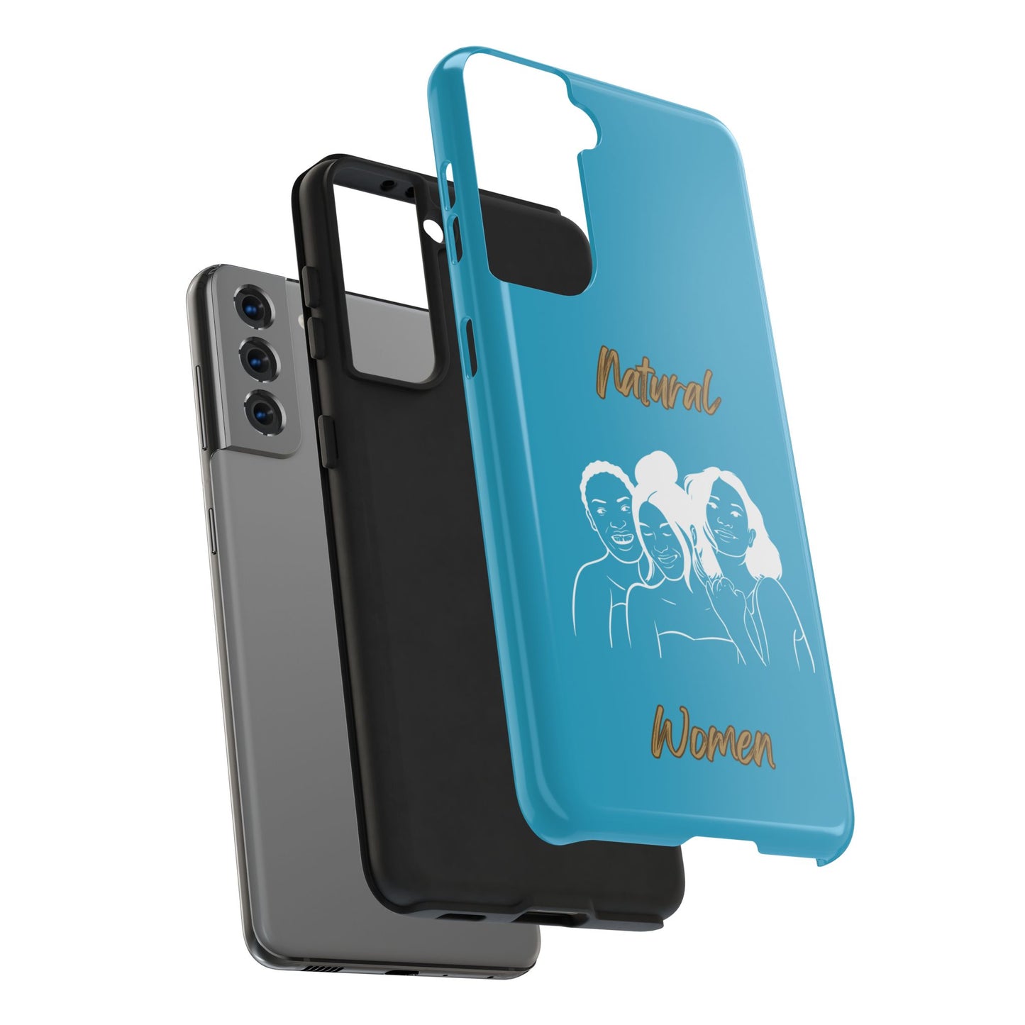 Natural Women Laughing Friends (WL)Tough Phone Cases TURQUOISE