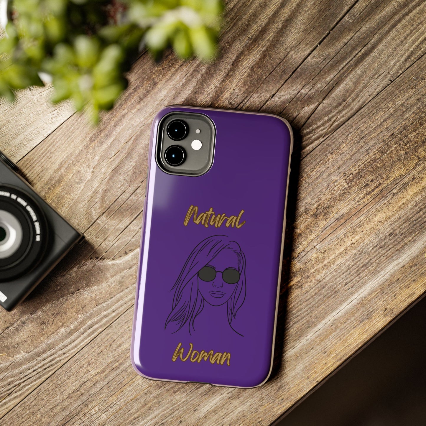 Natural Woman Shades (BL)Tough Phone Cases PURPLE