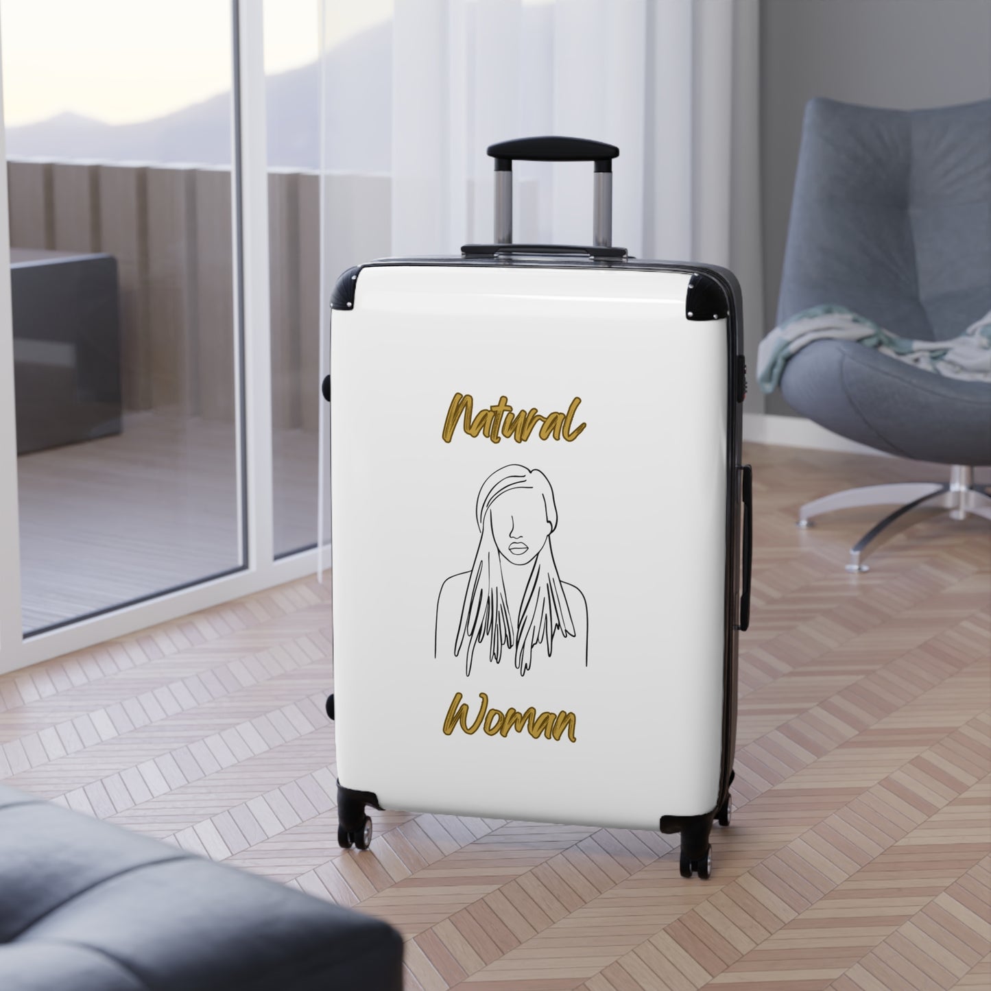 Natural Woman Content (BL) Suitcase WHITE