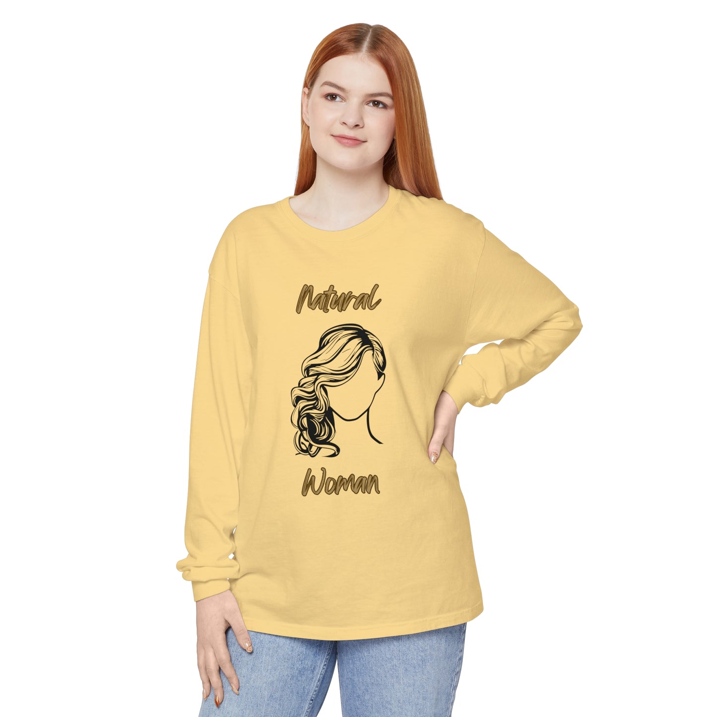 Natural Woman Long Curl (BL) Long Sleeve T-Shirt