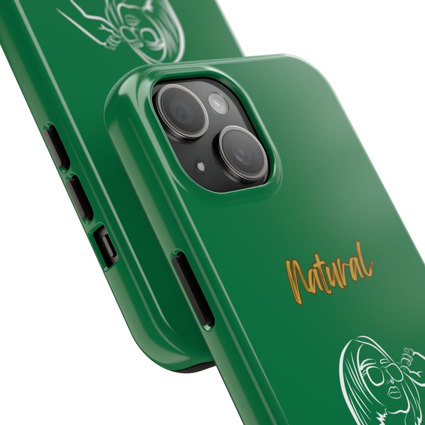 Natural Woman Bright Future (WL)Tough Phone Cases DARK GREEN